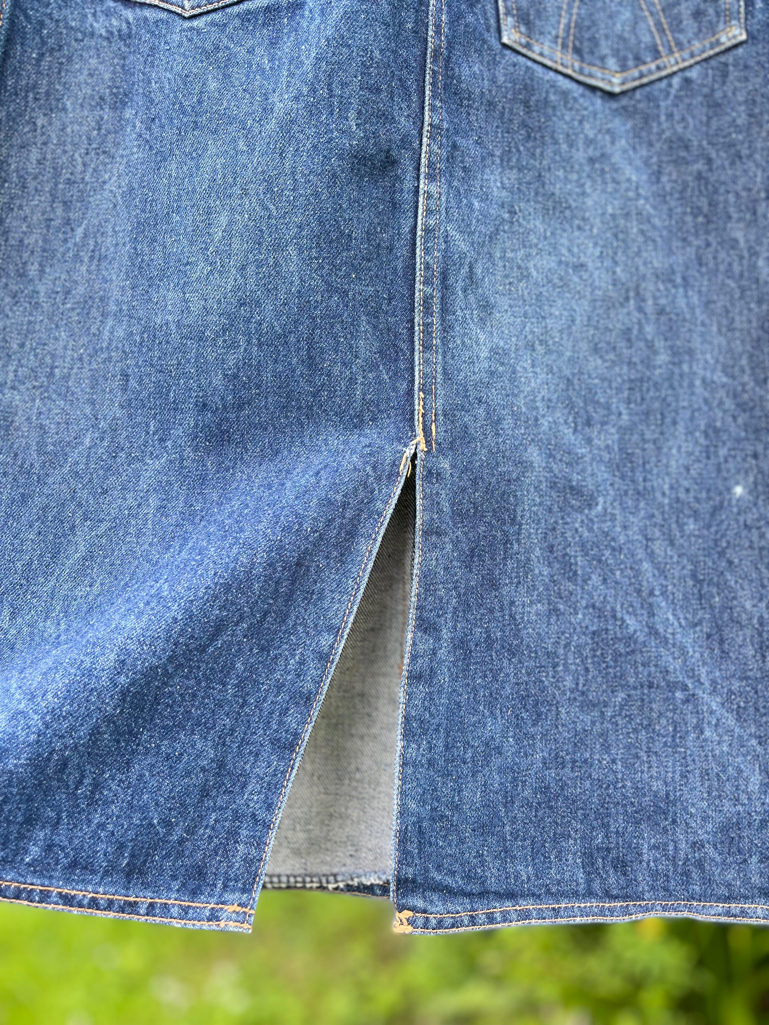 Jupe en jean vintage 34