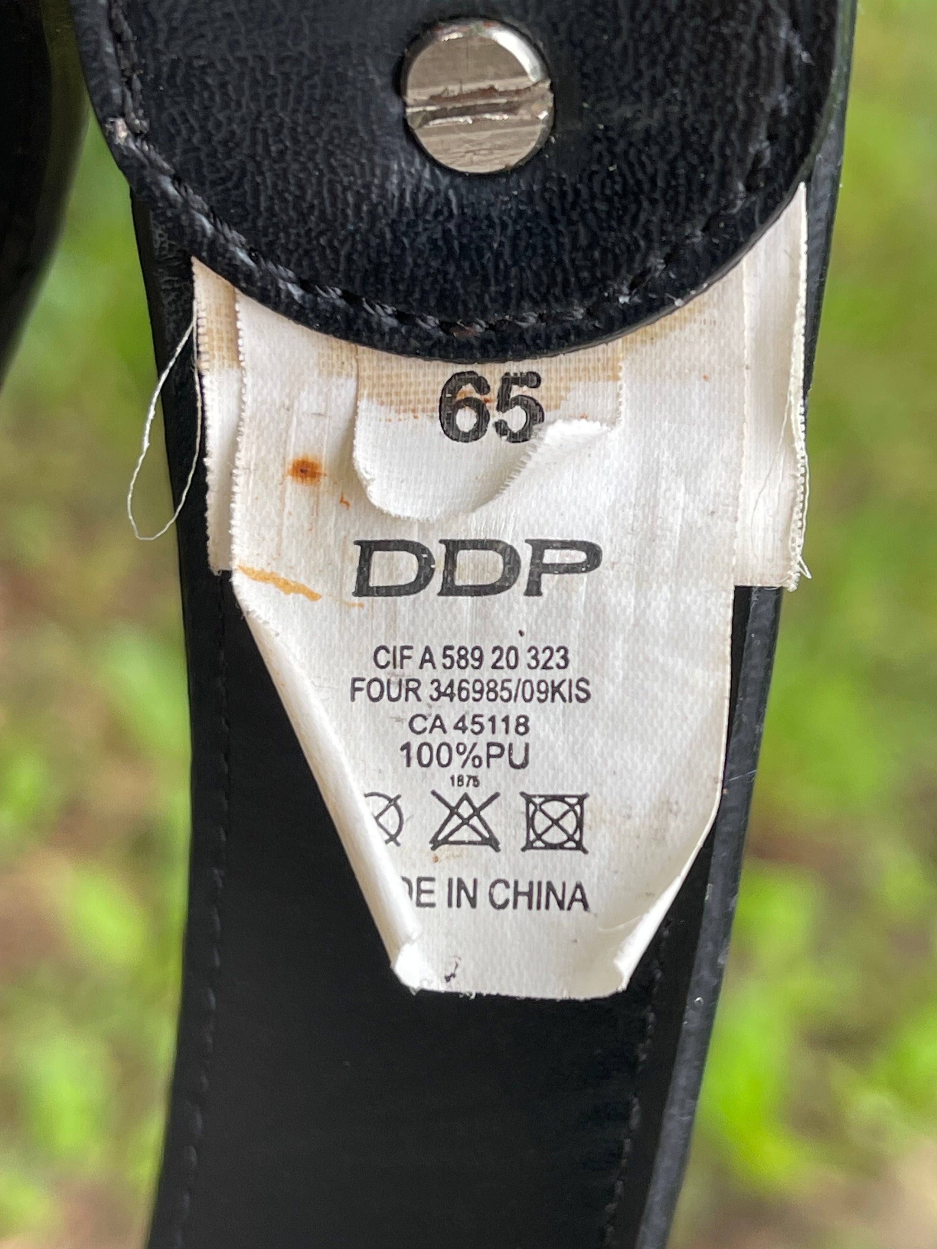 Ceinture vintage DDP 65cm