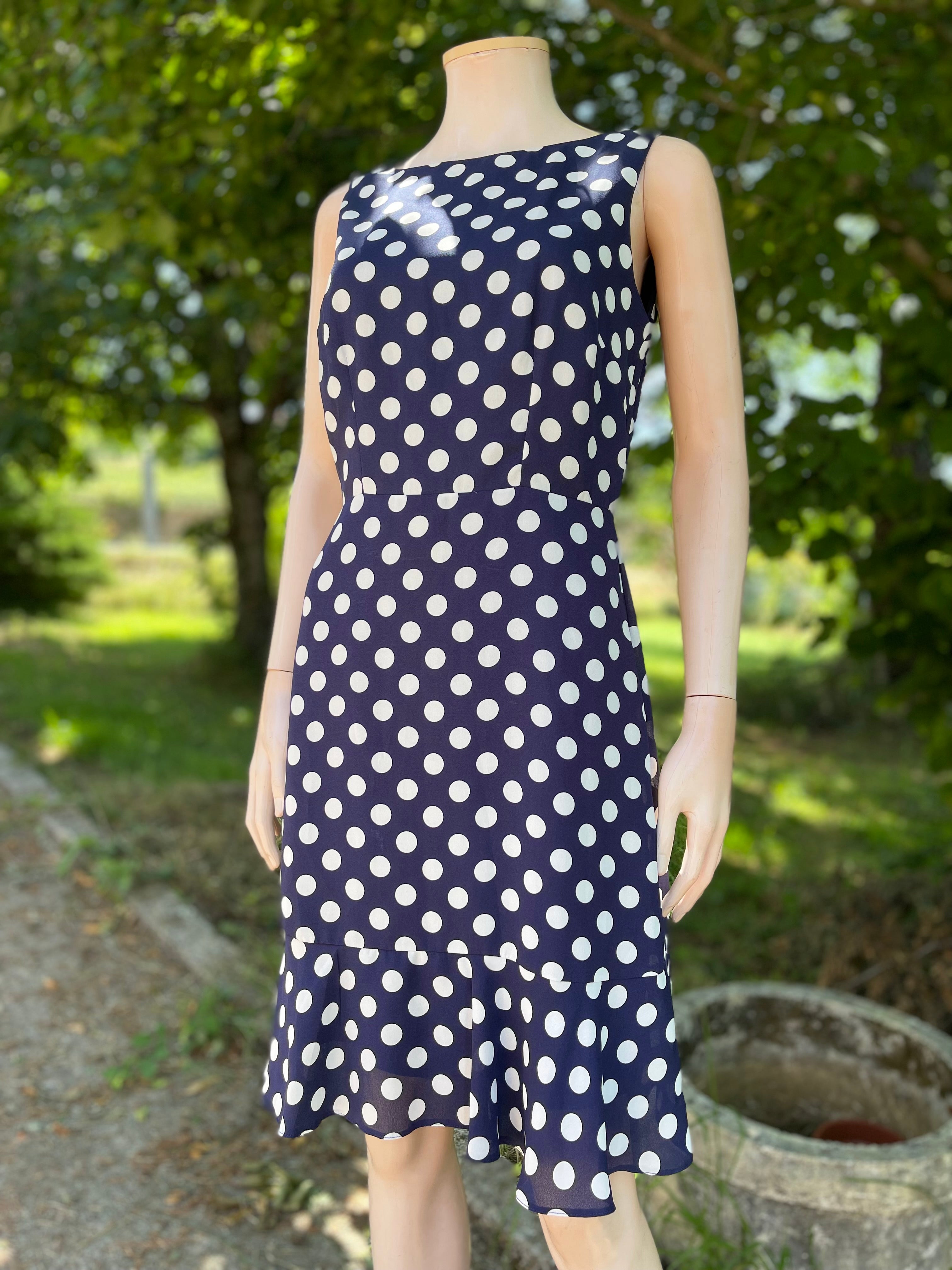 Robe Wallis rétro à pois 38