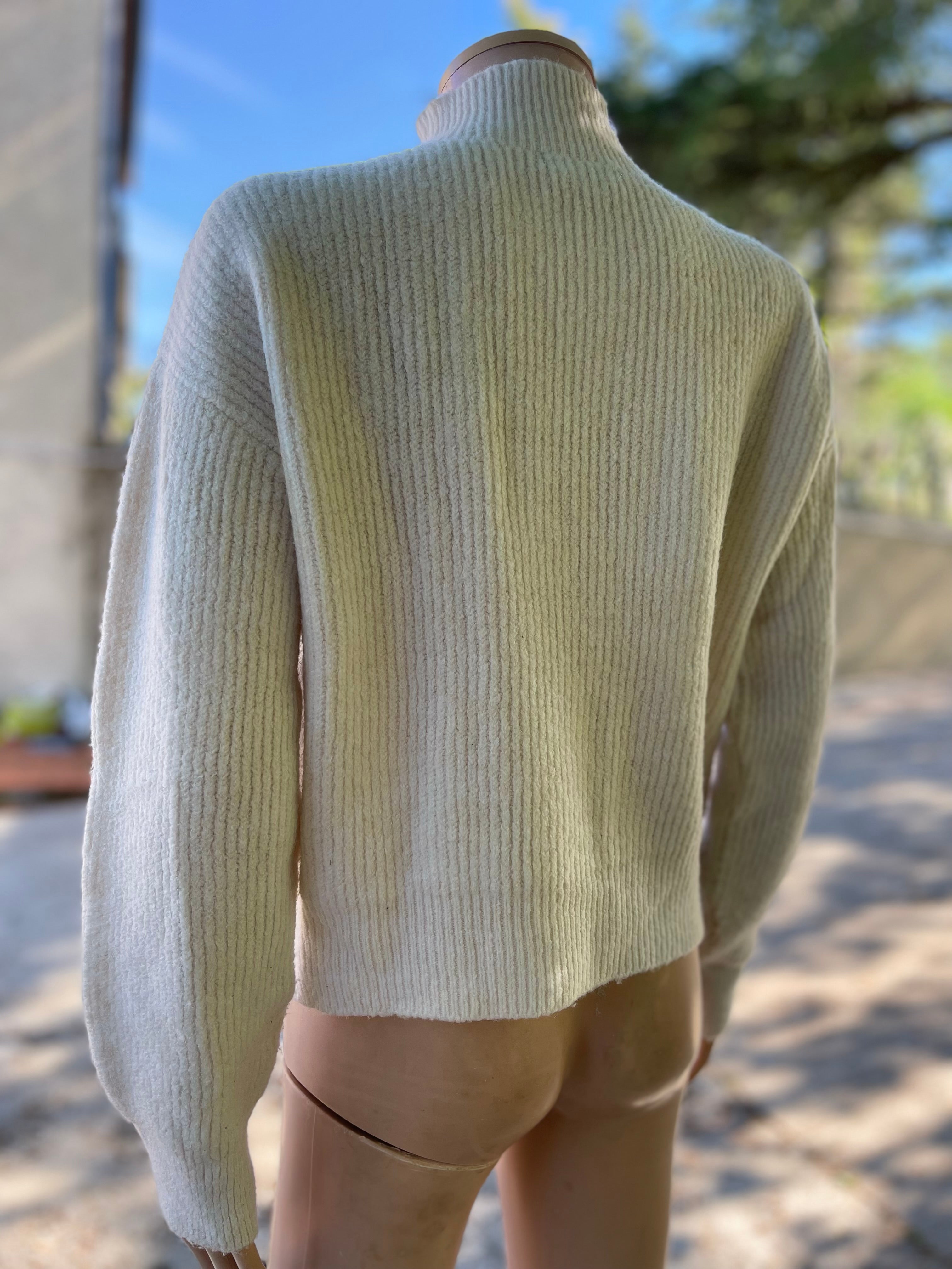 Pull crème ajouré épaule – Primark XS/S