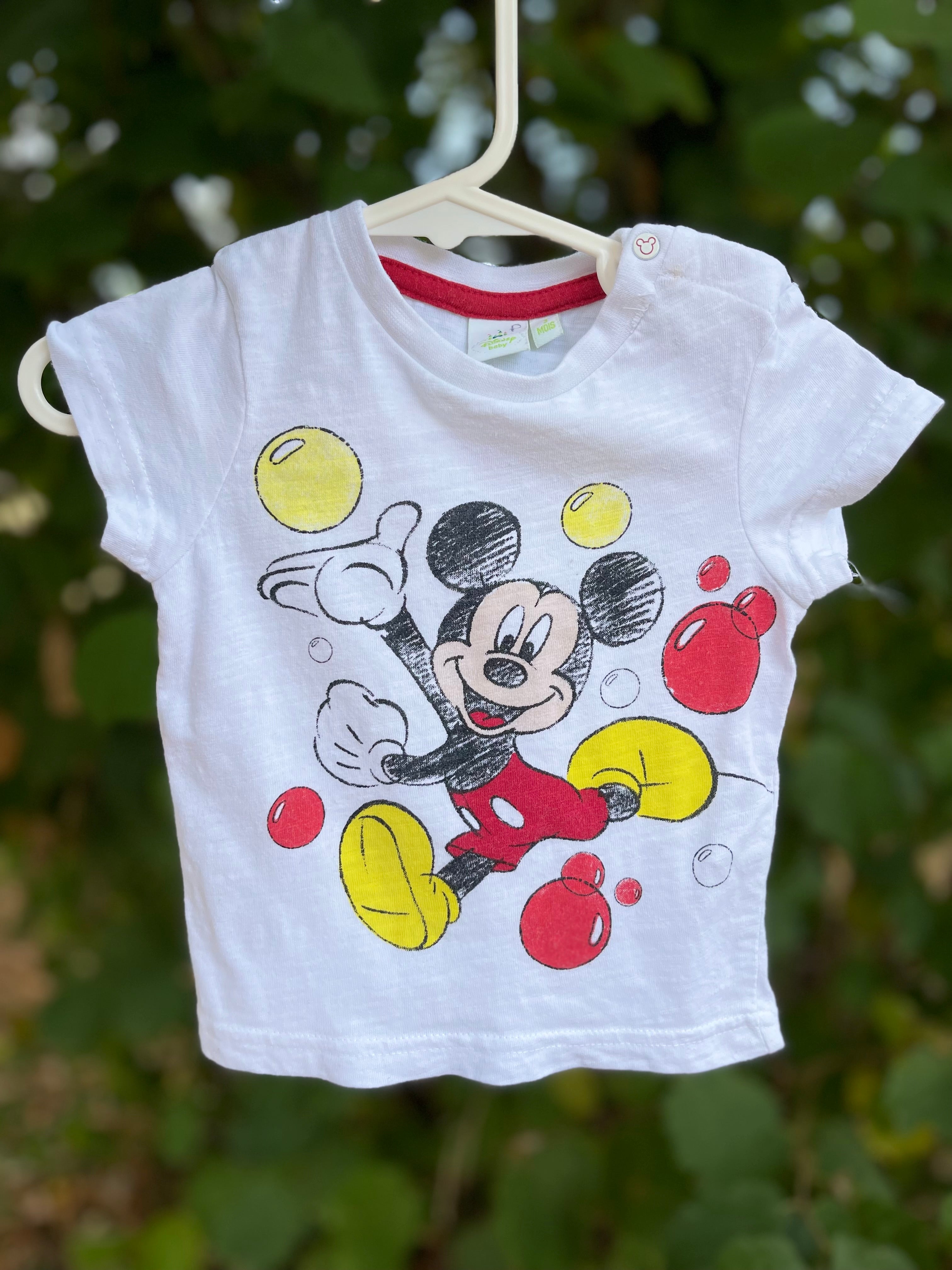 Teeshirt Disney Mickey coton 3 mois