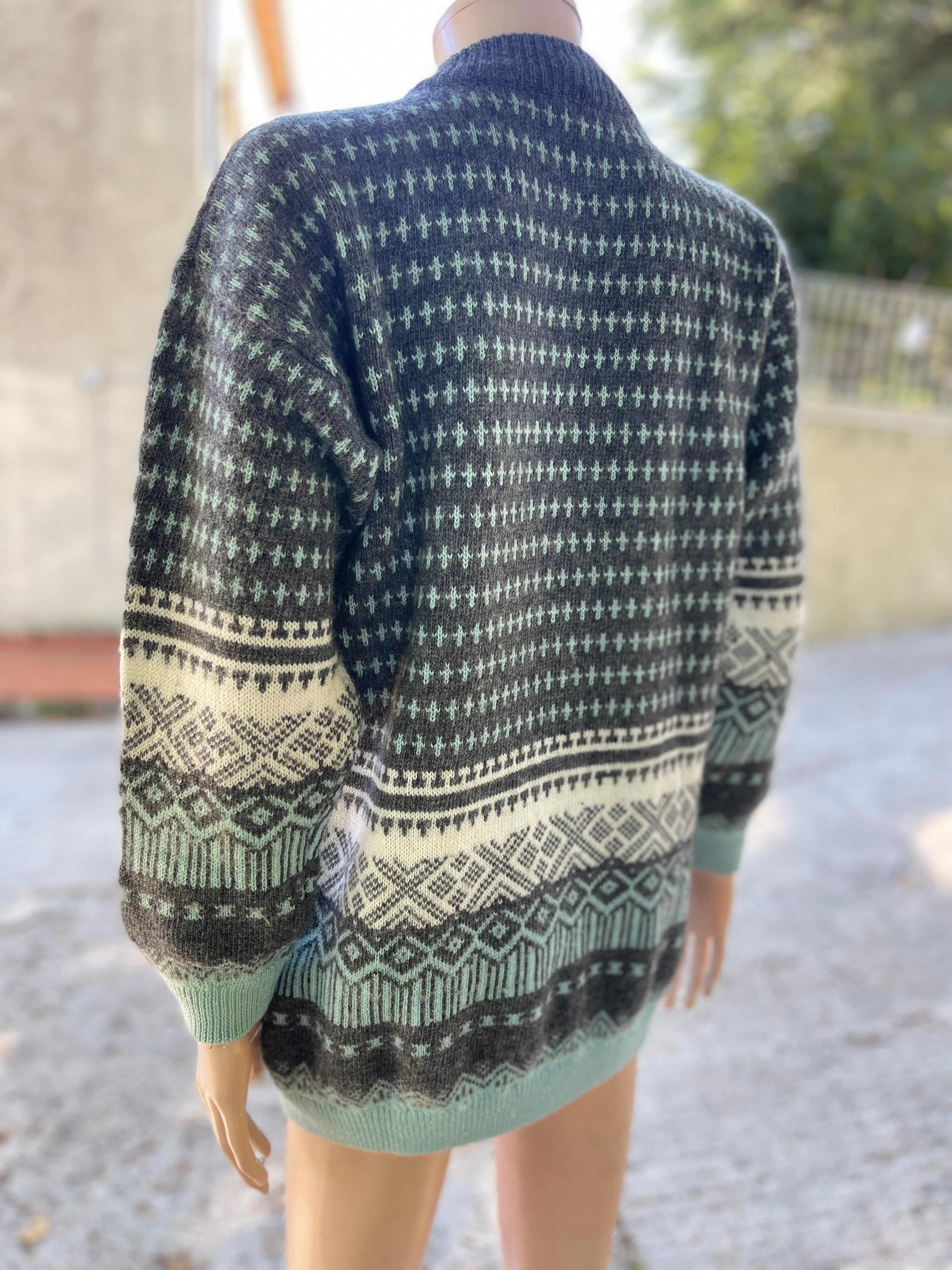 Pull vintage Esprit – style nordique chic 38-40