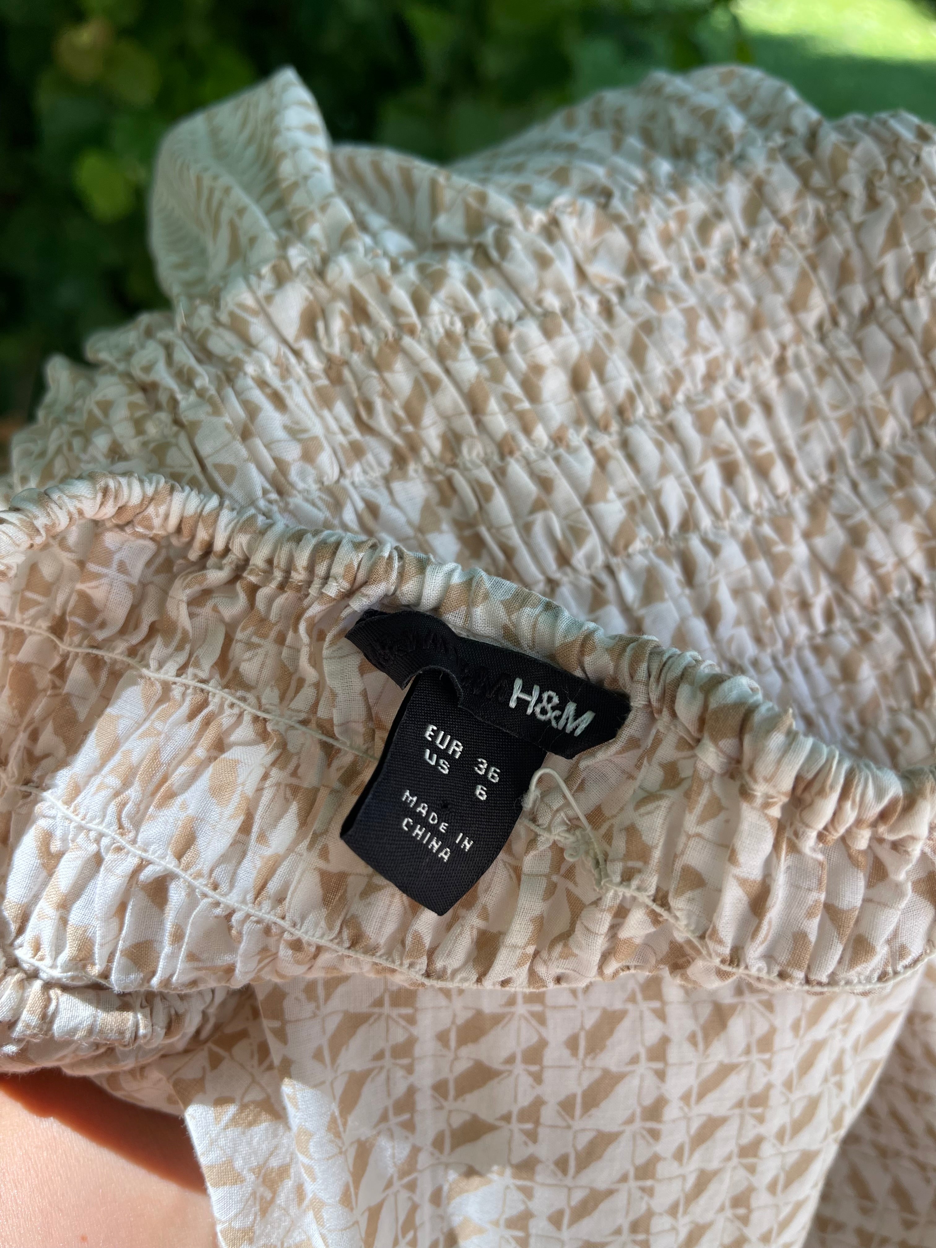 Robe longue bustier H&M 36