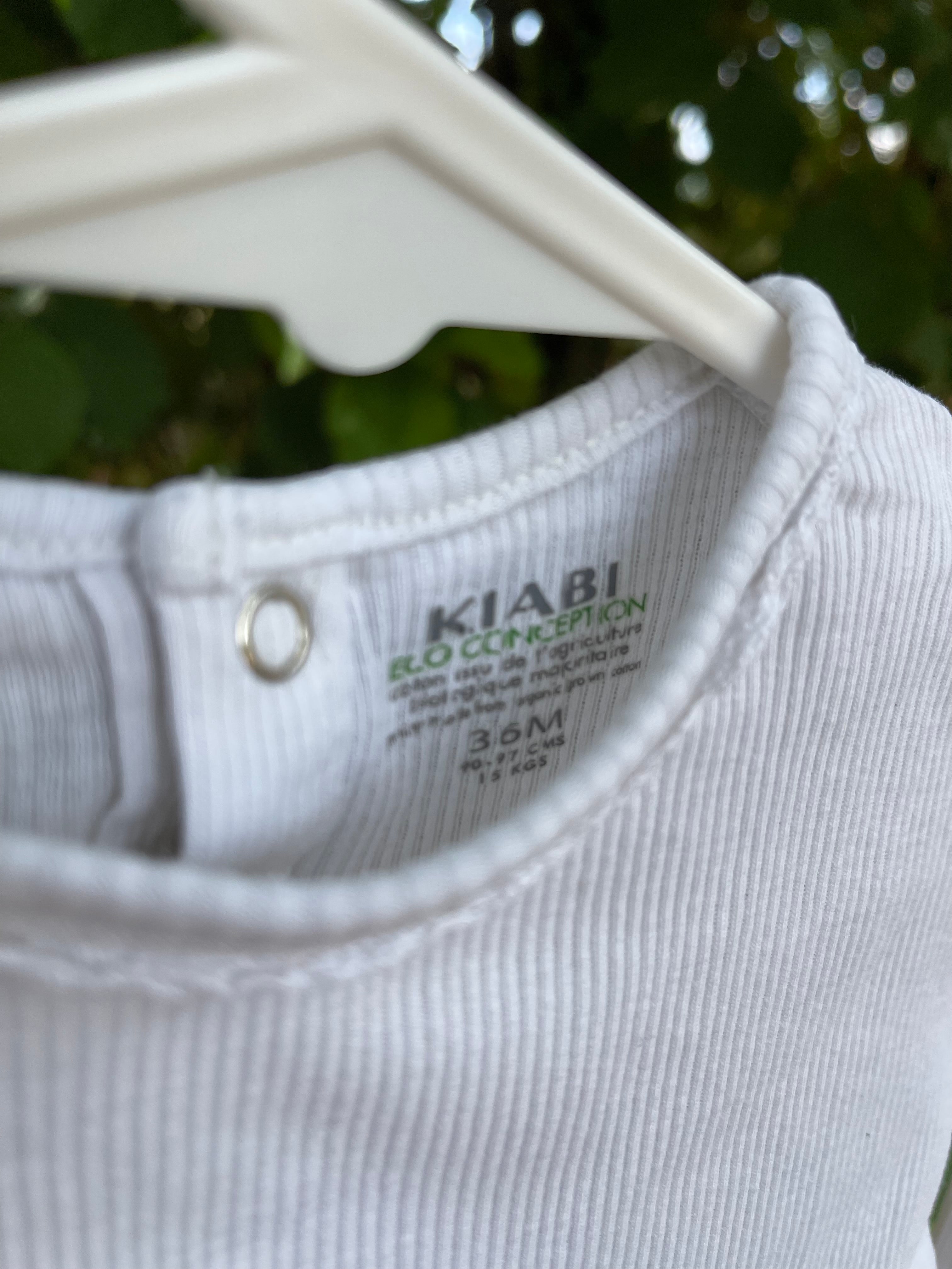 Teeshirt manches longues blanc Kiabi 3 ans