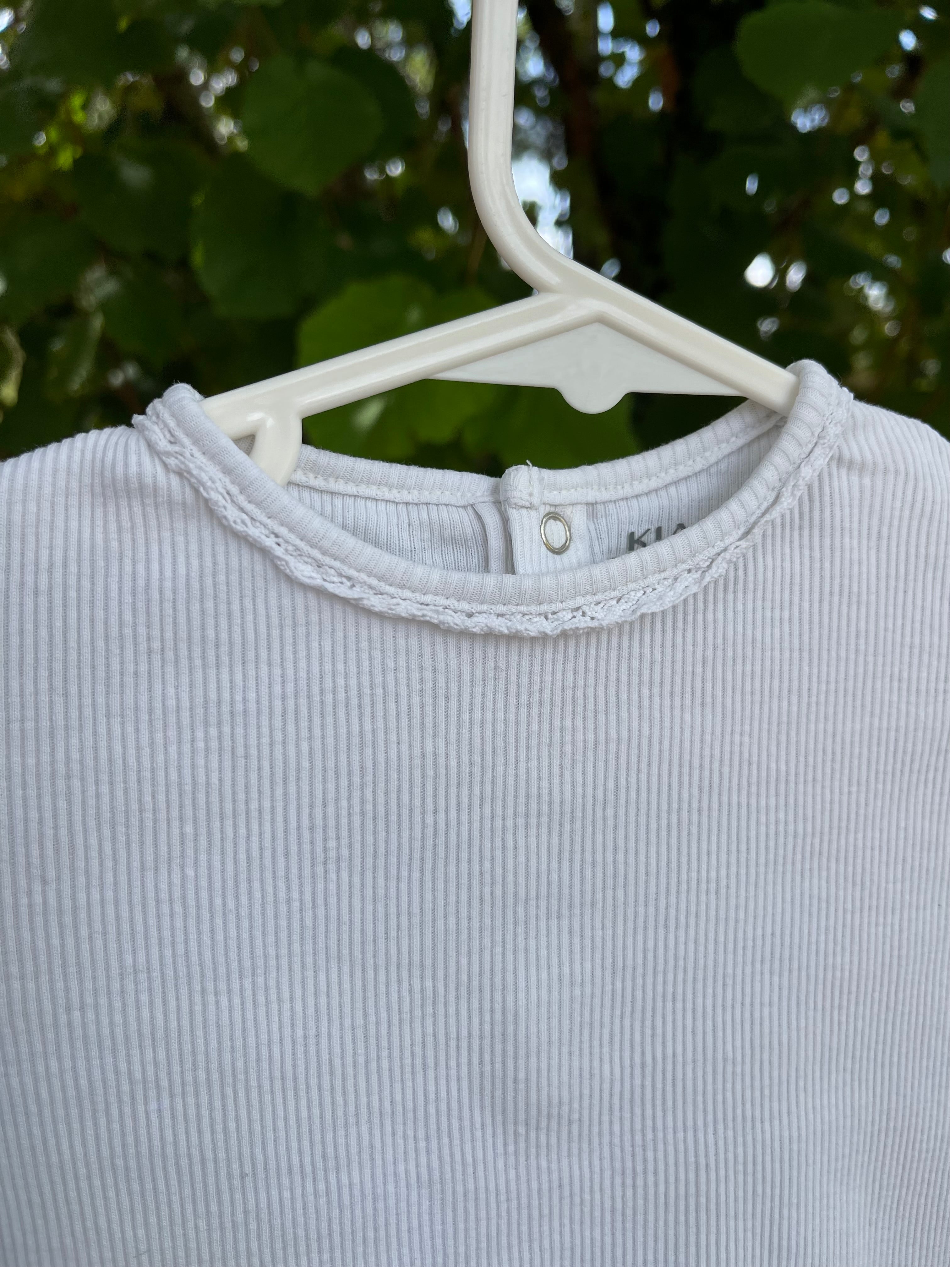 Teeshirt manches longues blanc Kiabi 3 ans