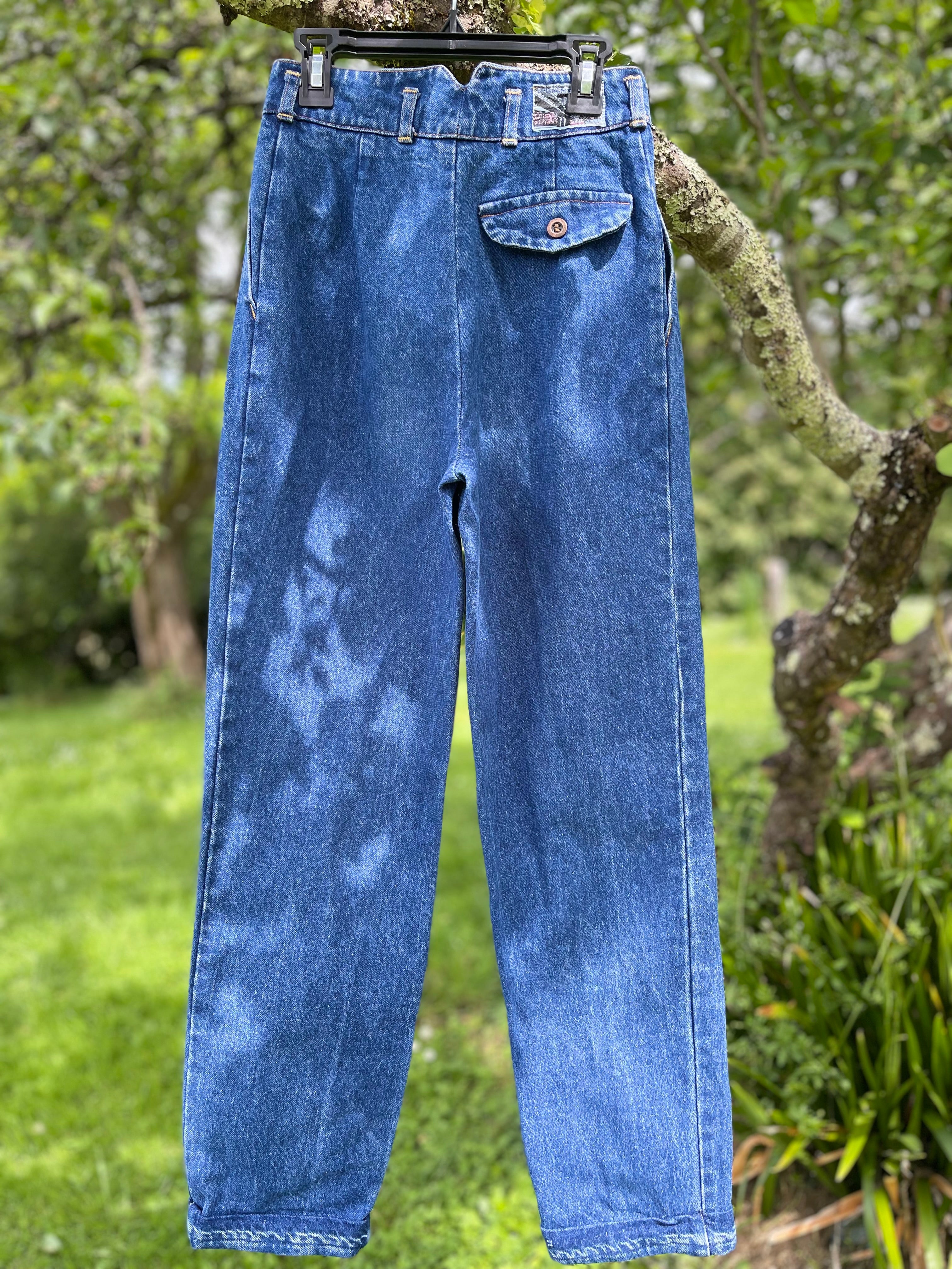 Jean vintage taille haute pince 36