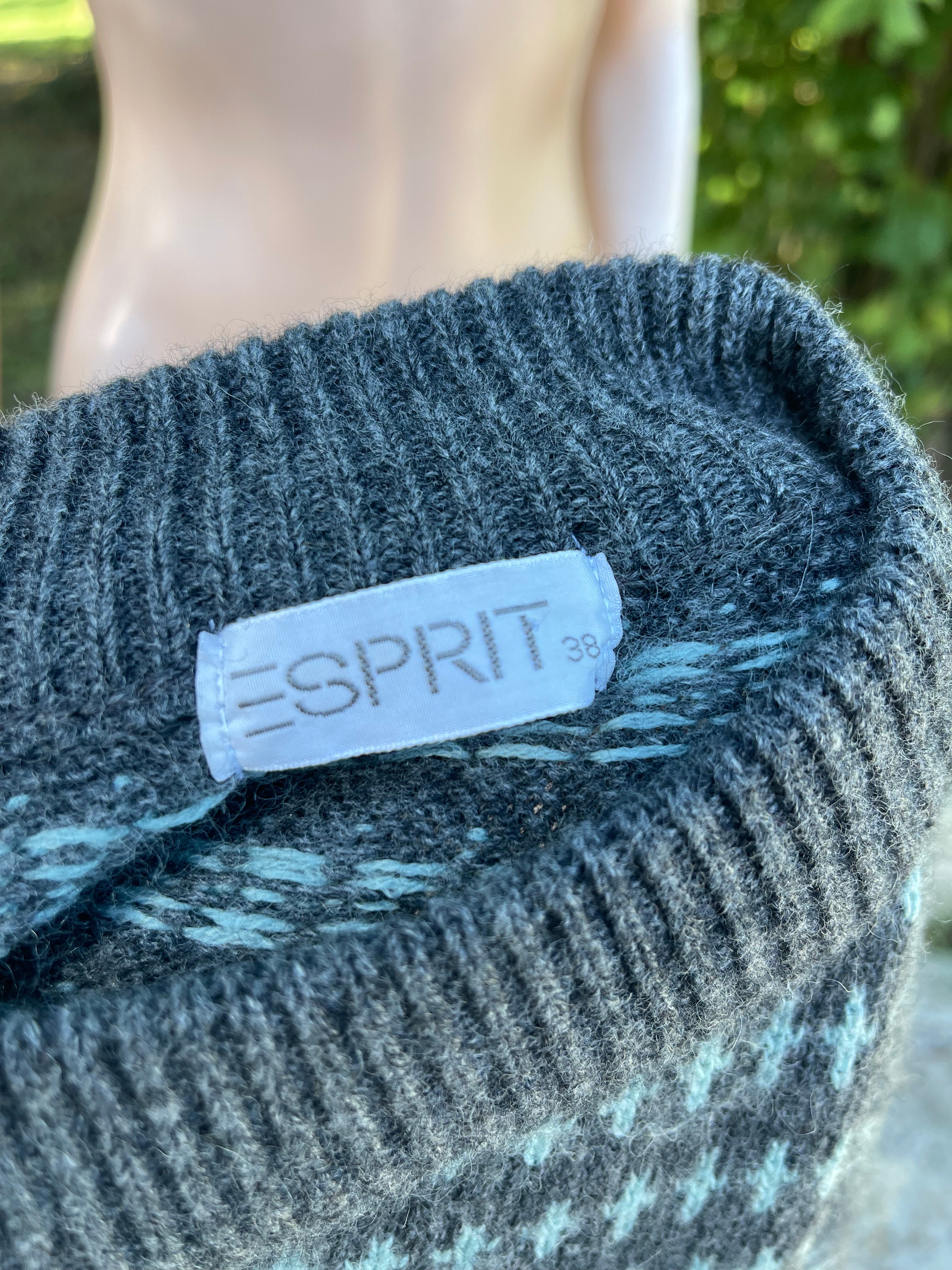 Pull vintage Esprit – style nordique chic 38-40