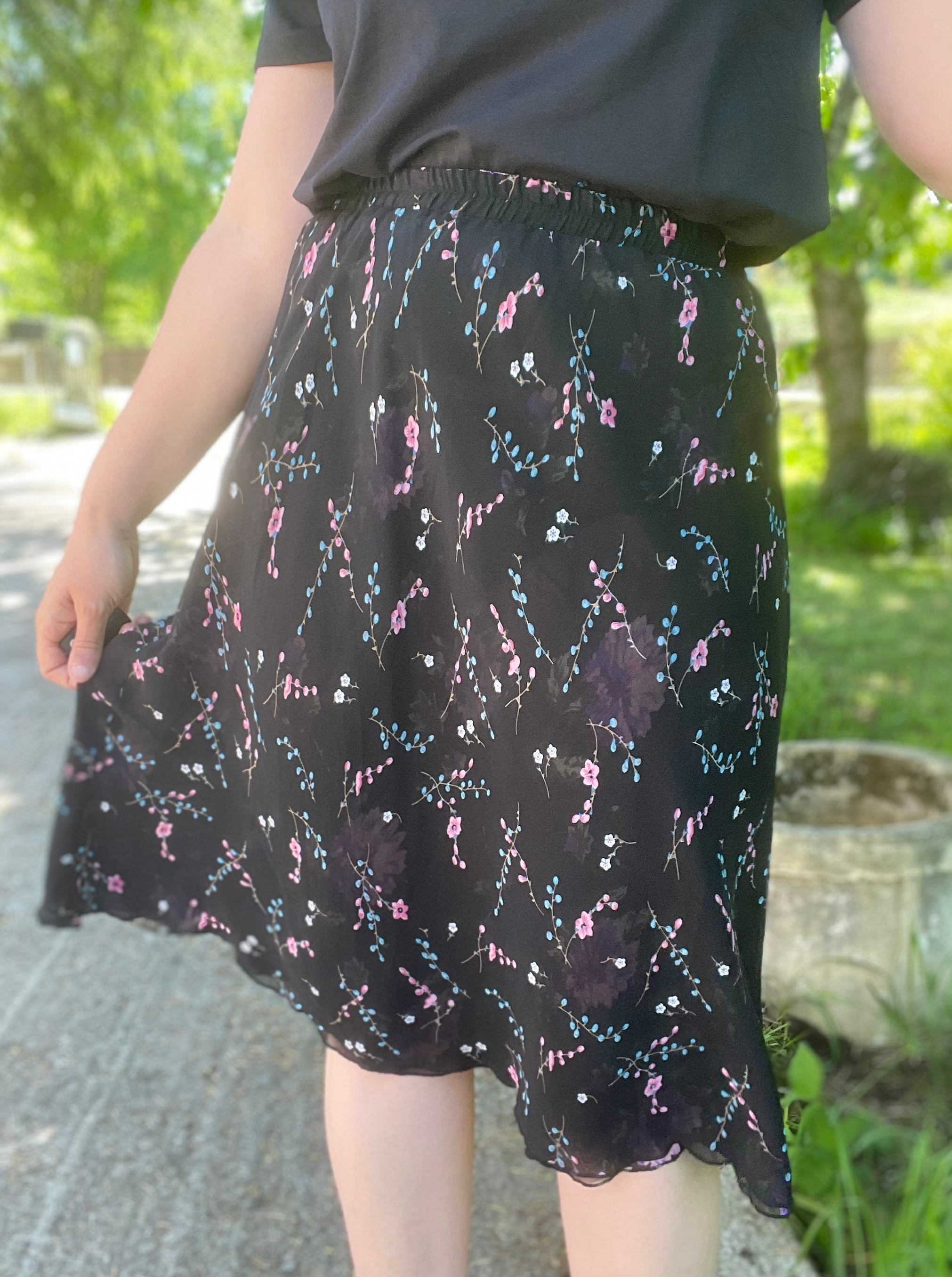 Jupe fleuries vintage