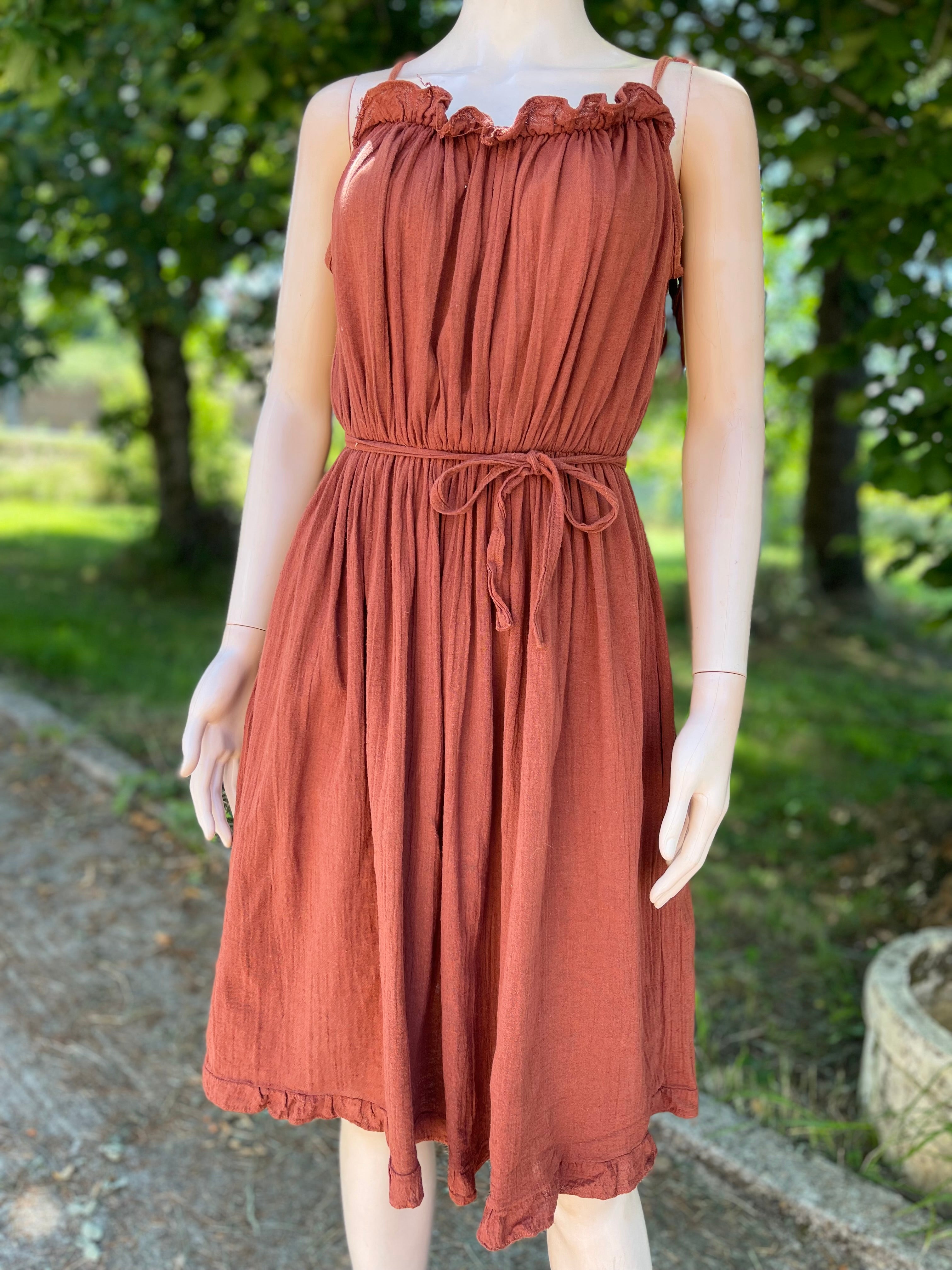 Robe terracotta 38-40