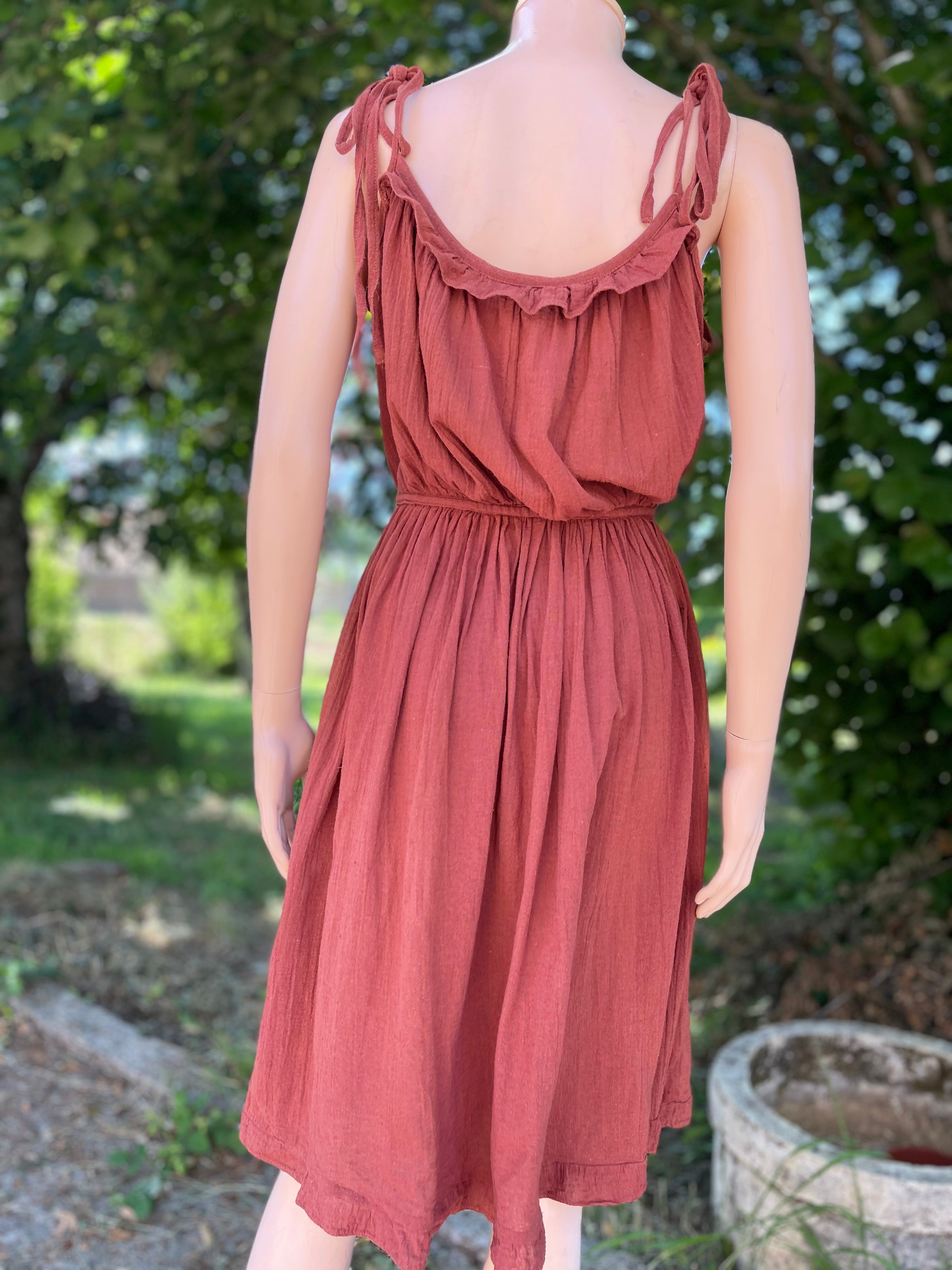 Robe terracotta 38-40