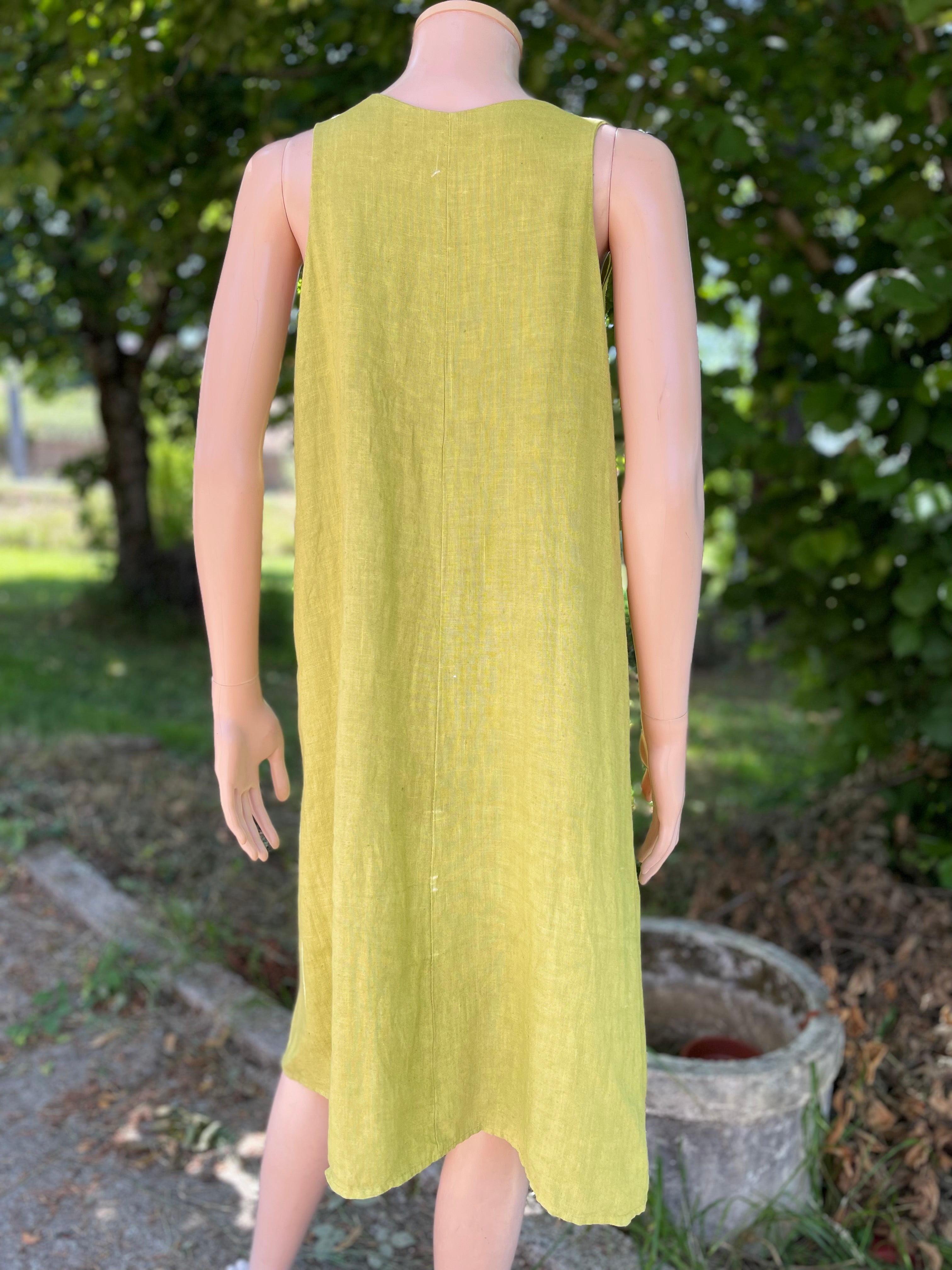 Robe lin intemporelle 40-42