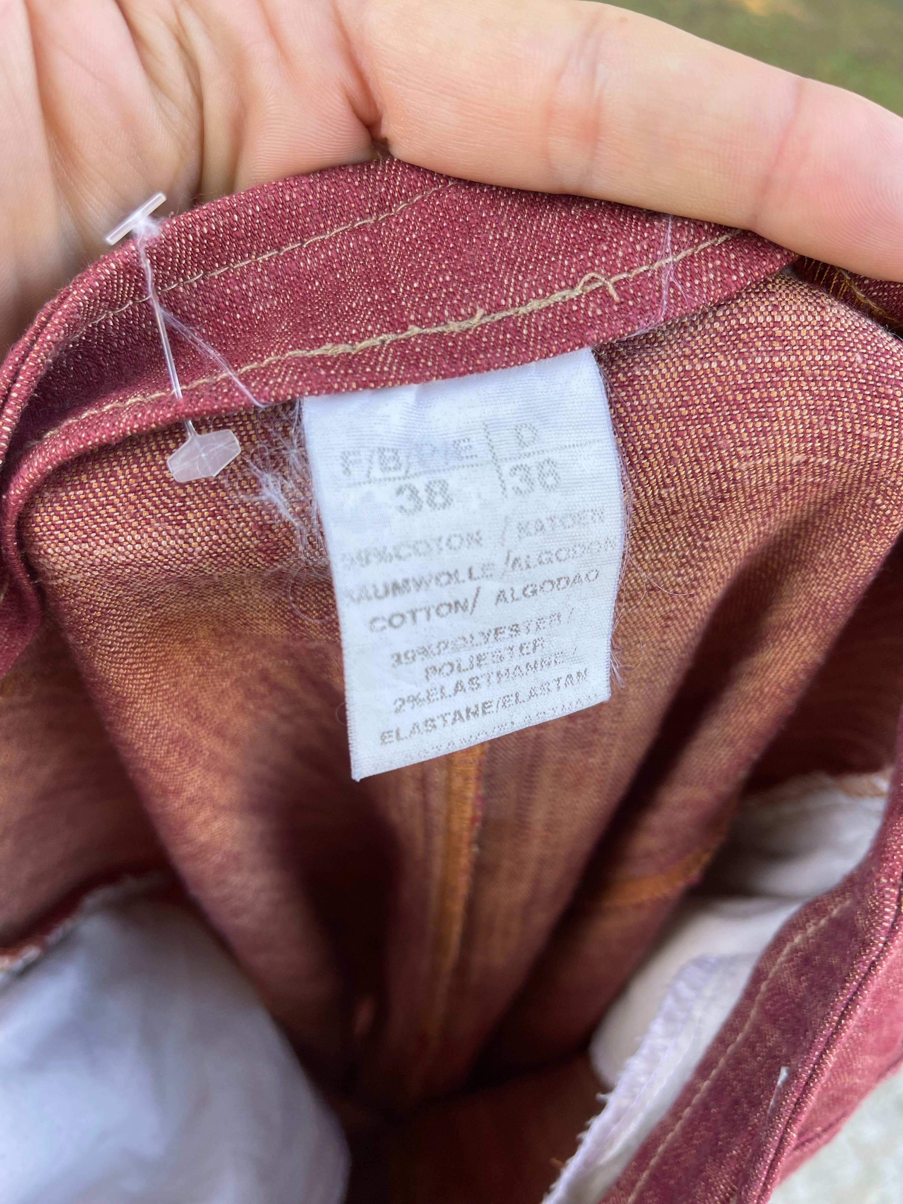 Jupe vintage bordeaux 36/38