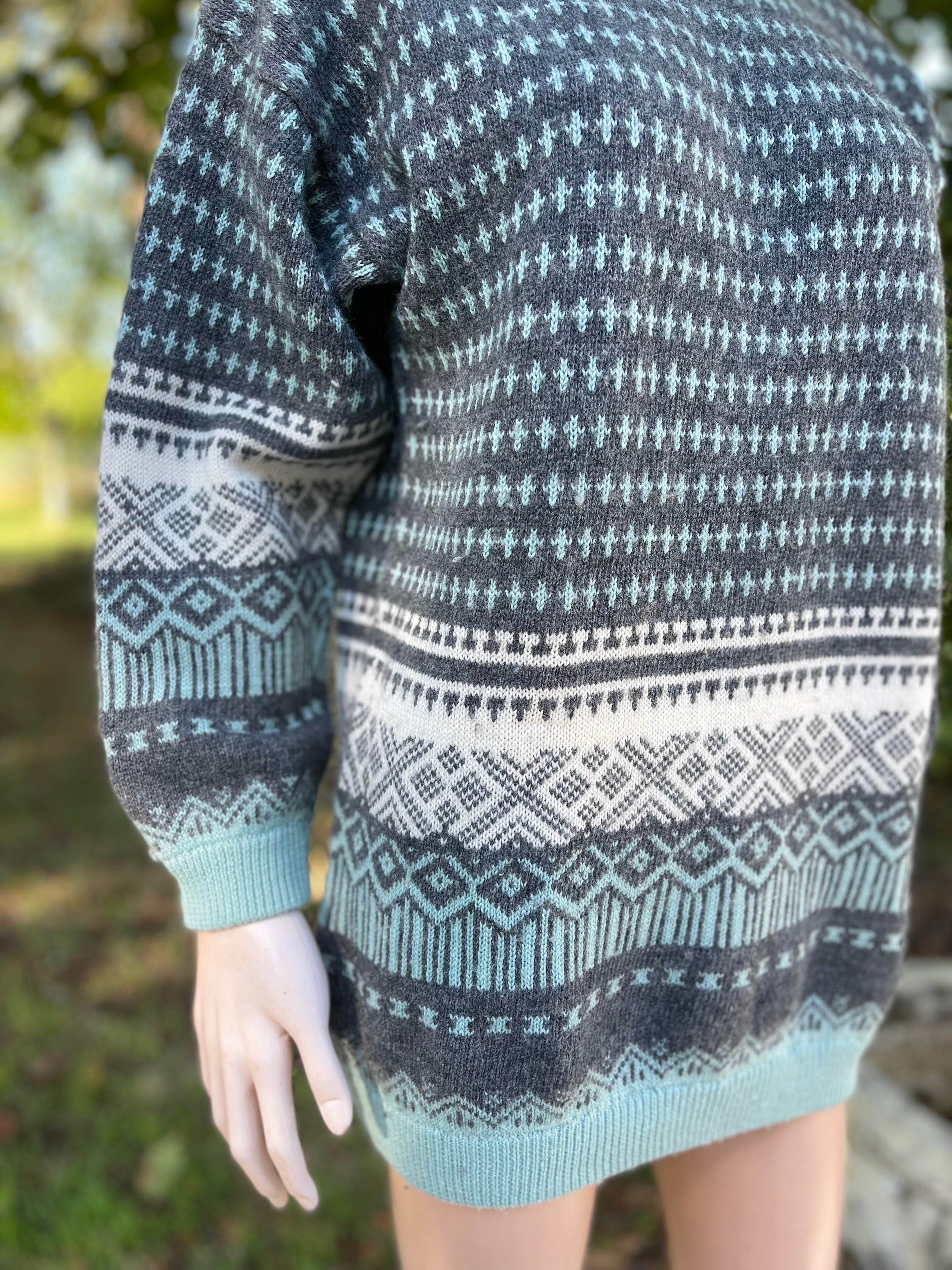 Pull vintage Esprit – style nordique chic 38-40