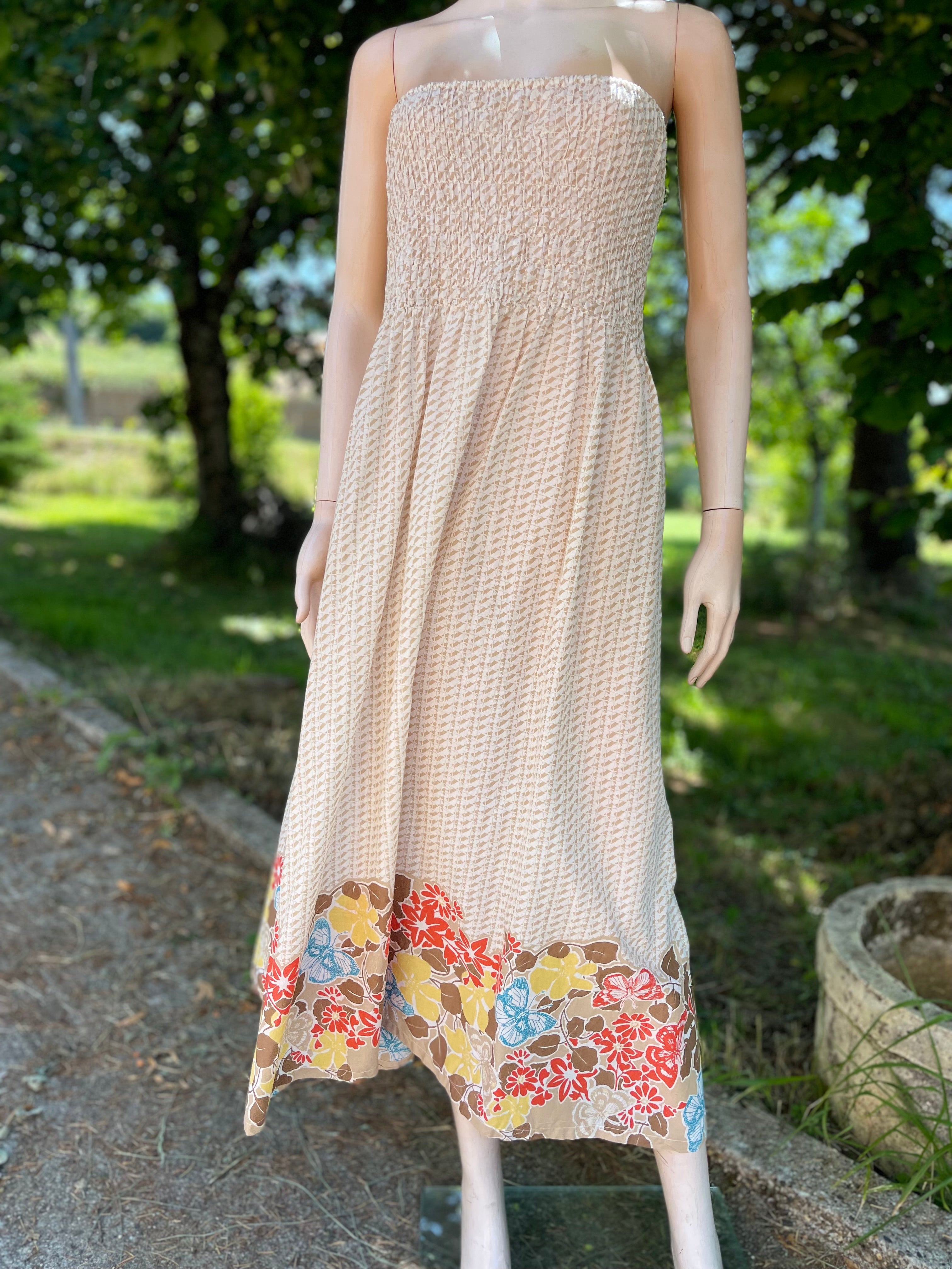 Robe longue bustier H&M 36