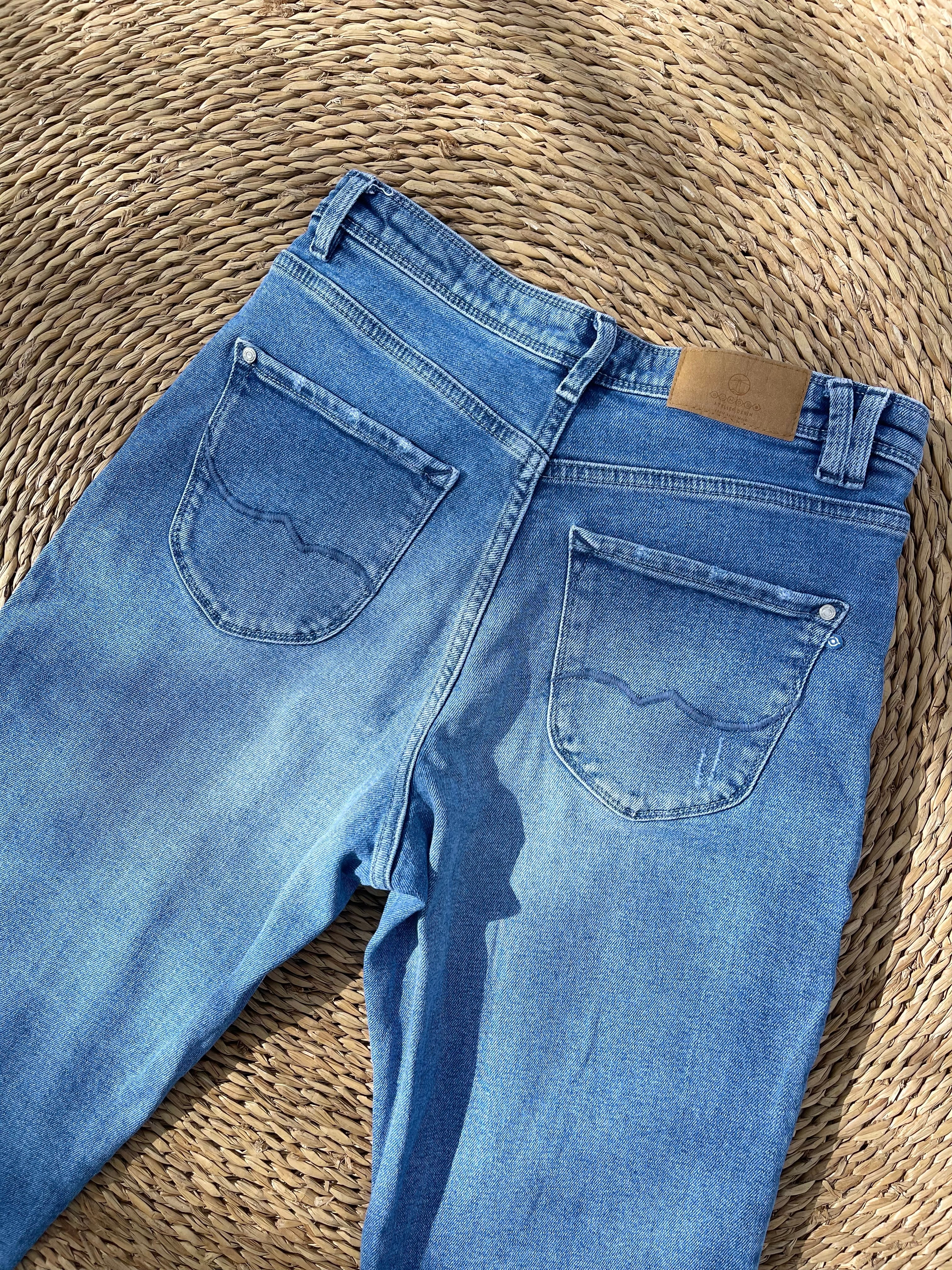 Jean Bonobo antifit bleu denim délavé taille 36 / S