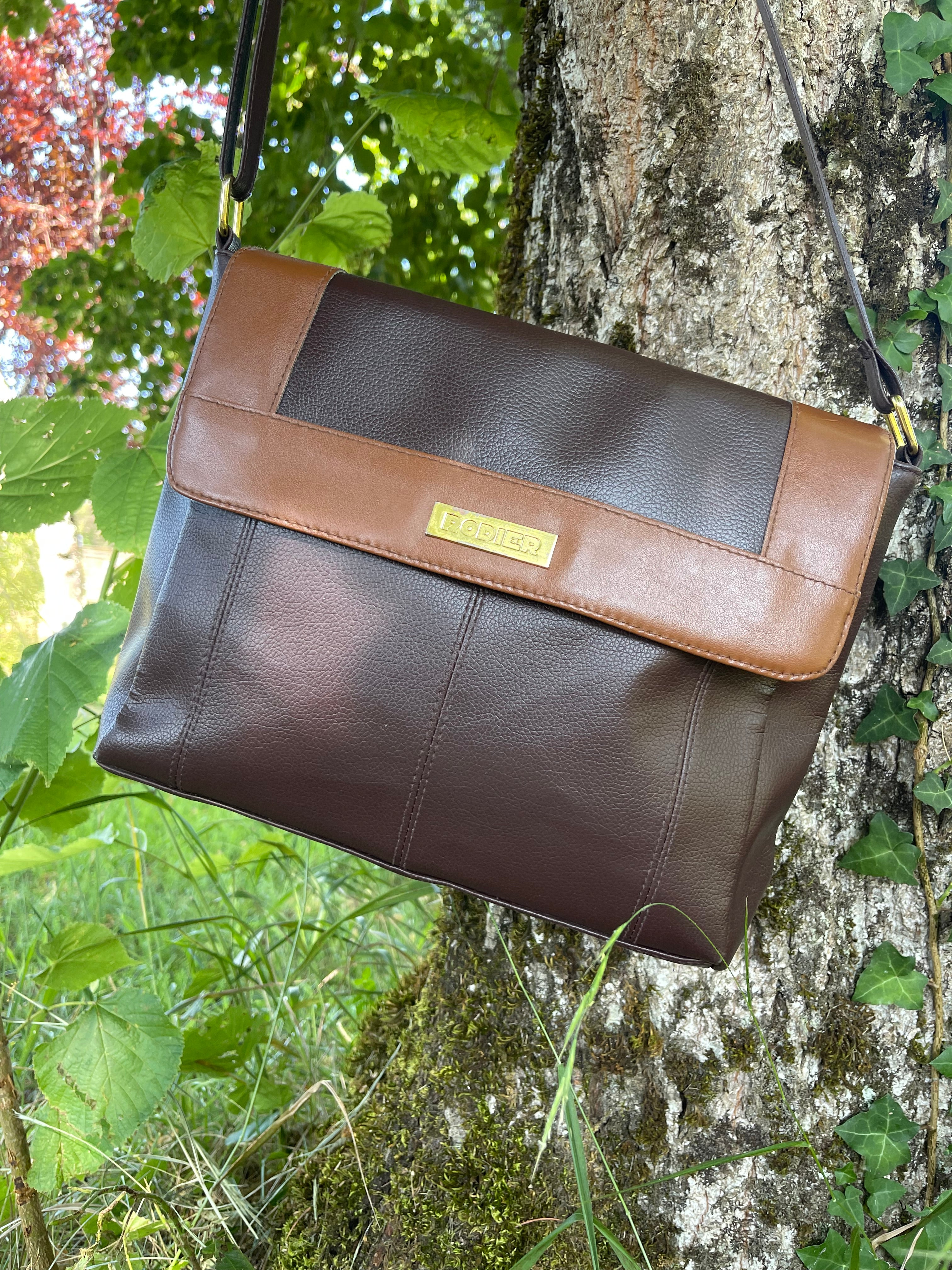 Sac Rodier vintage marron camel