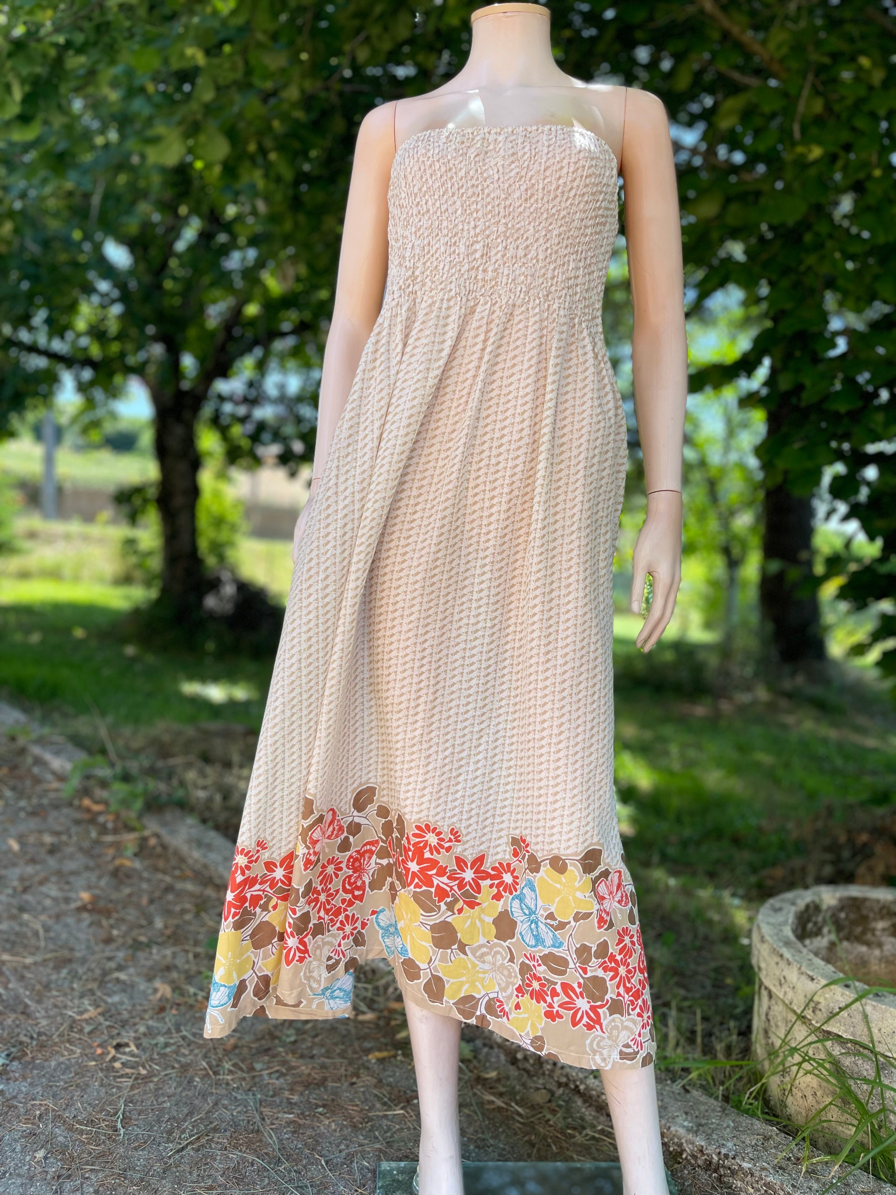 Robe longue bustier H&M 36