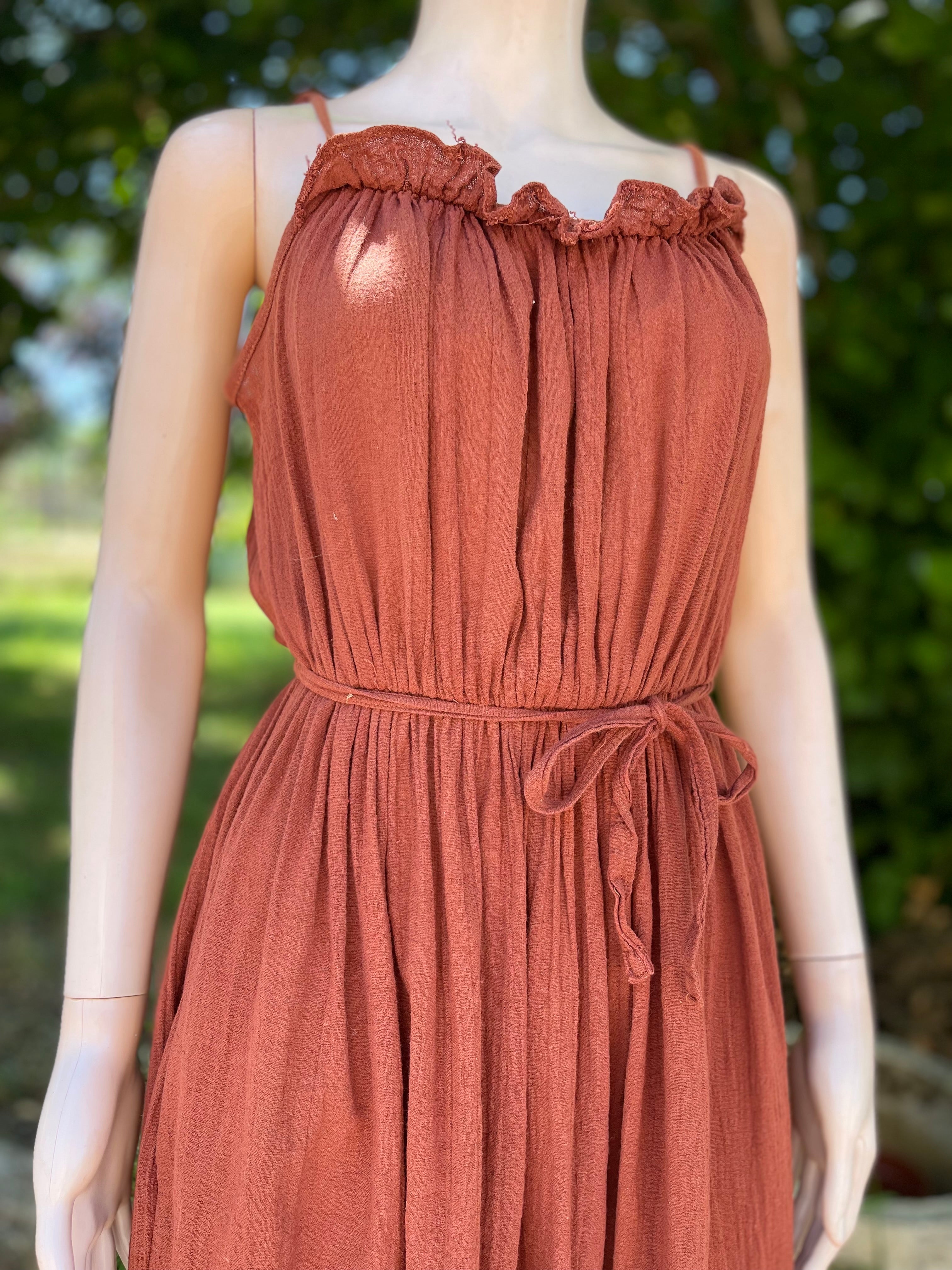 Robe terracotta 38-40