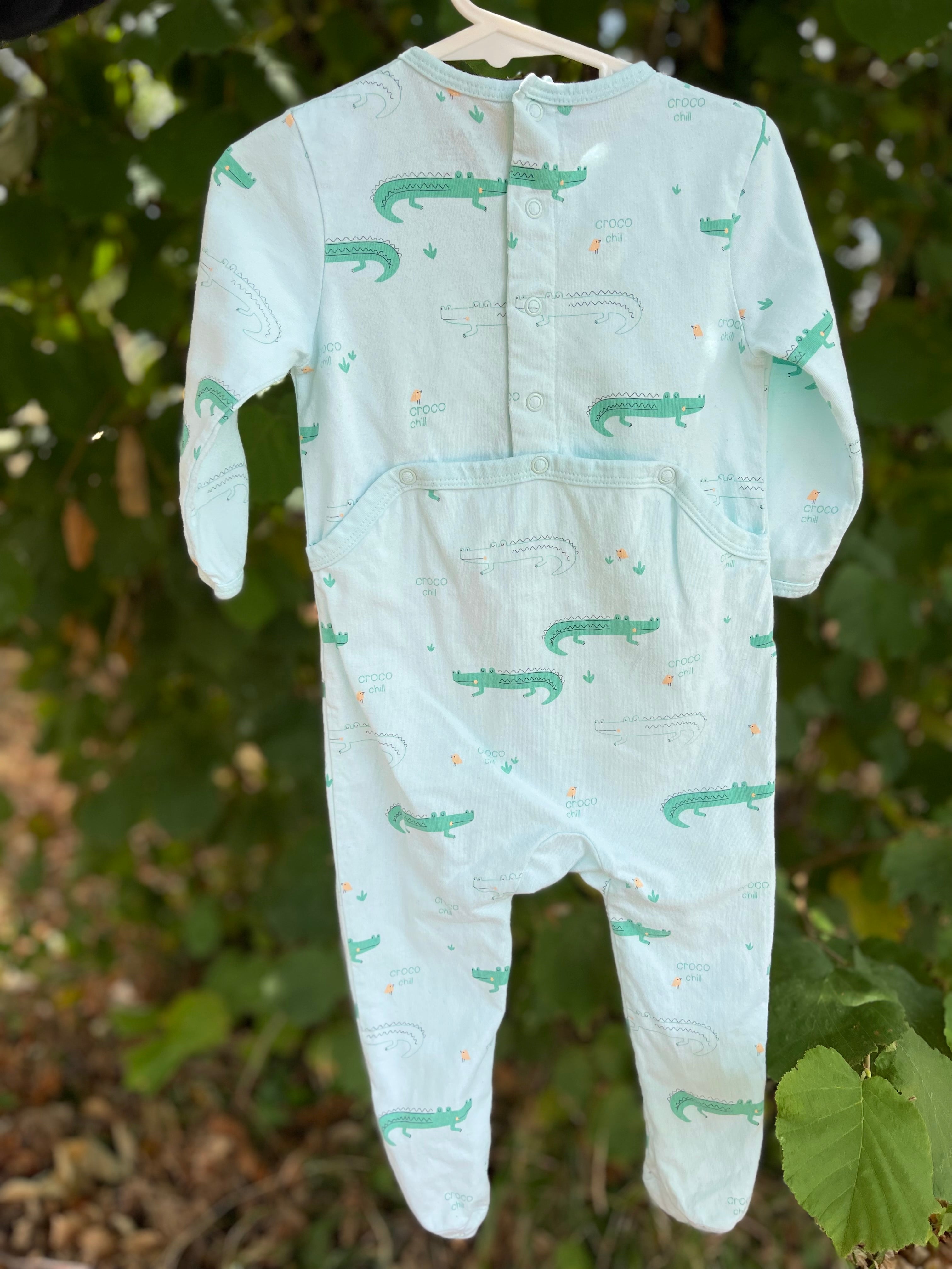 Pyjama en coton léger Kiabi crocodiles 18 mois