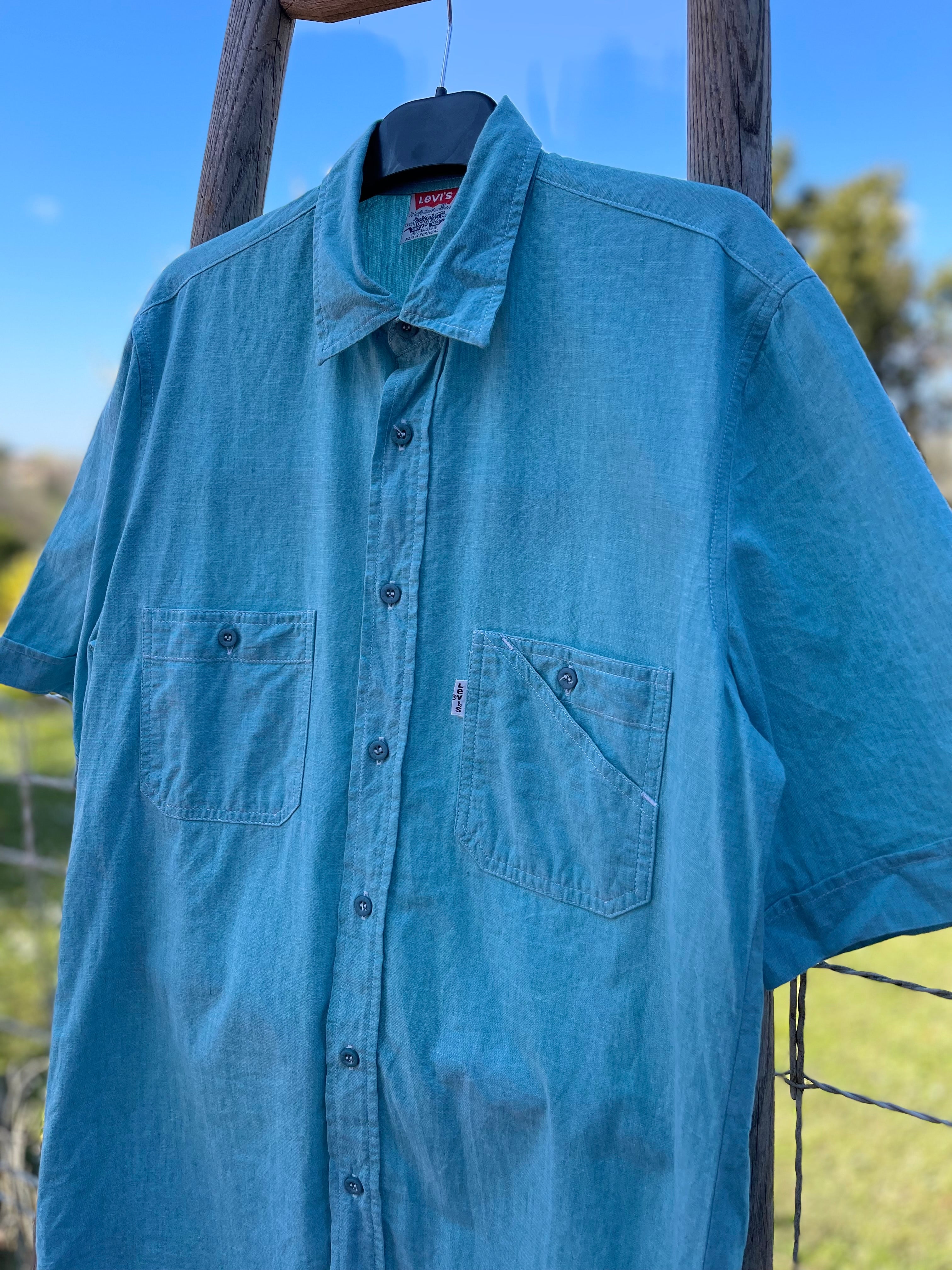 Chemise Levi’s vintage bleu ciel – coton