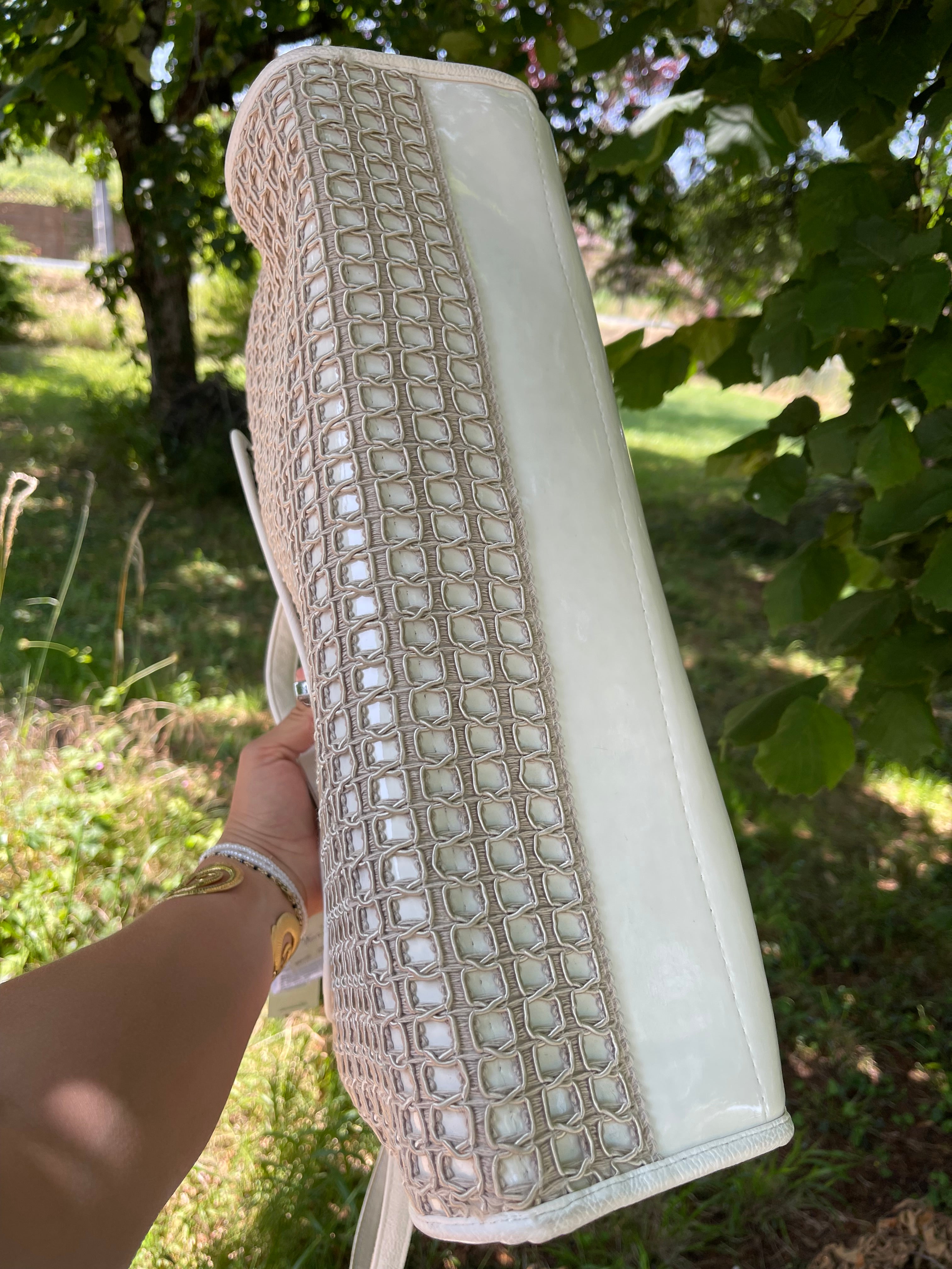 Sac Rinascimento blanc vernis