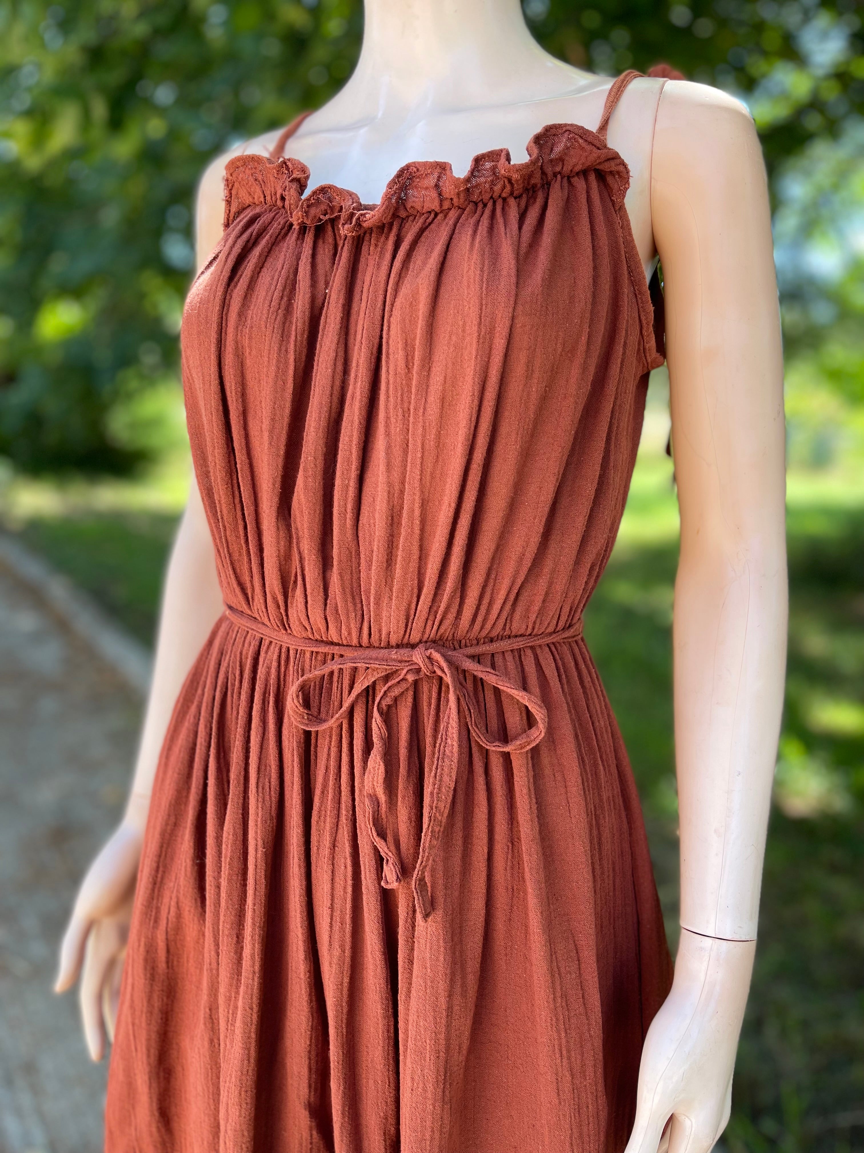 Robe terracotta 38-40