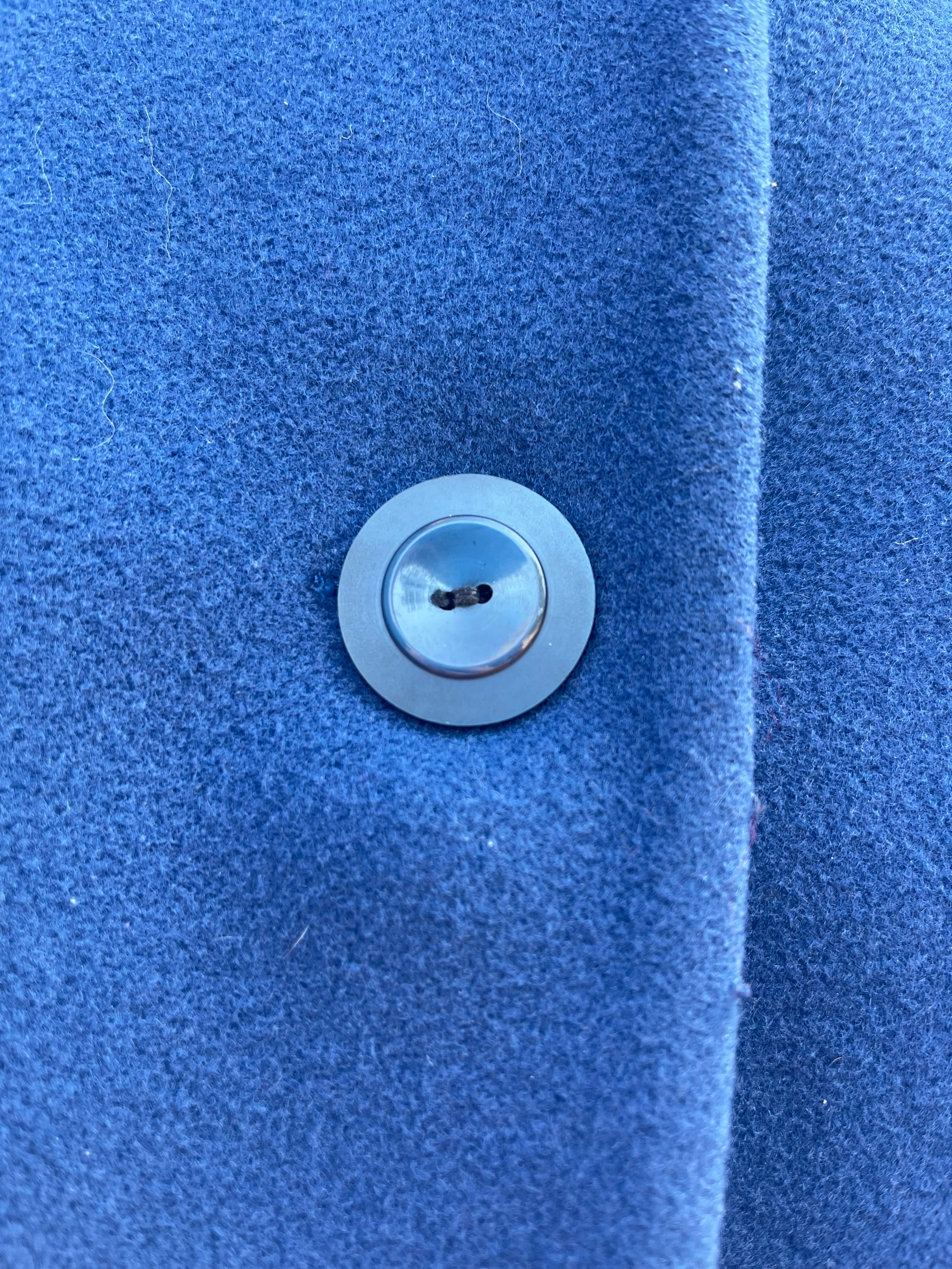 Manteau caban vintage bleu – 40/42