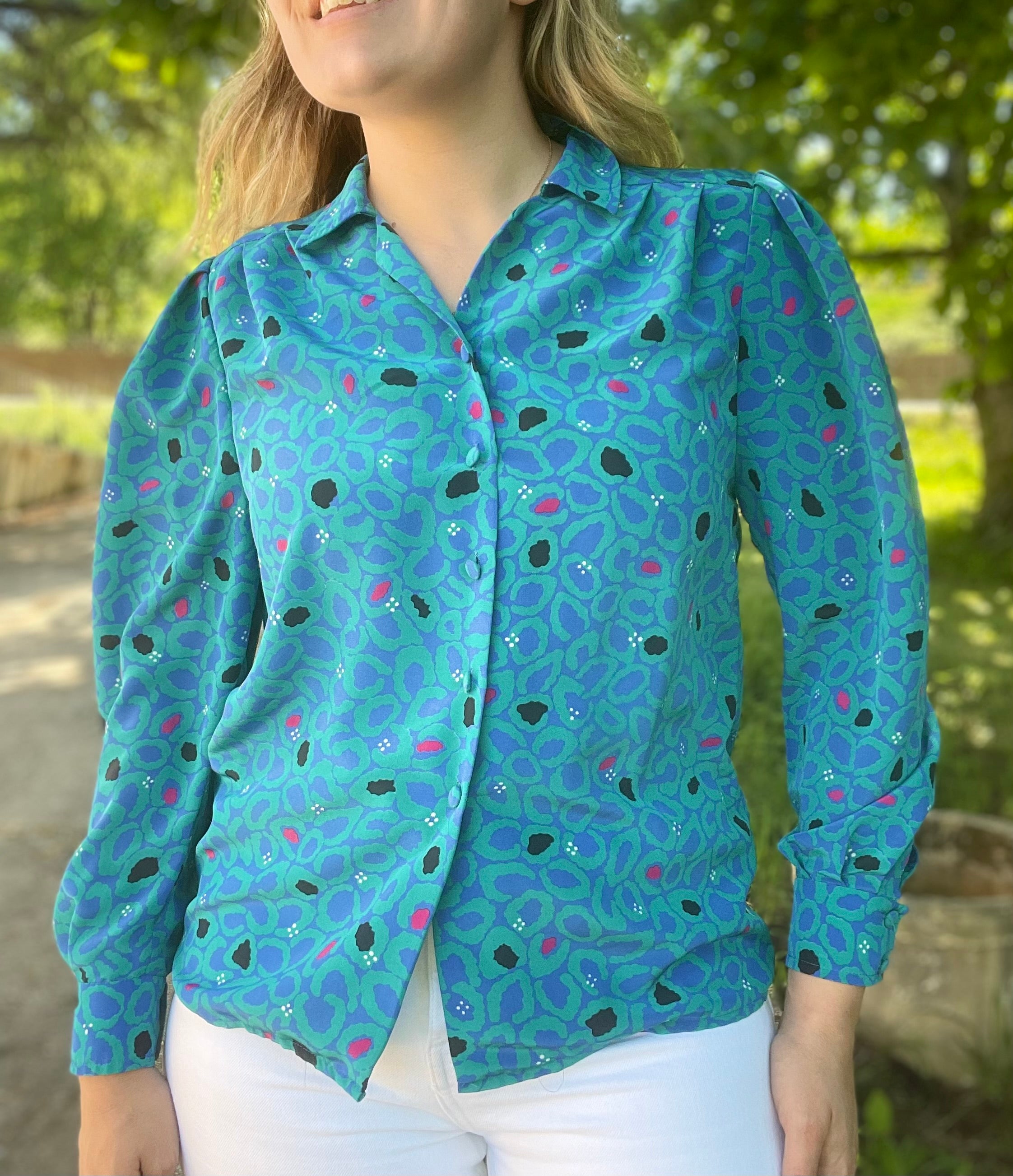 Chemise léopard pop