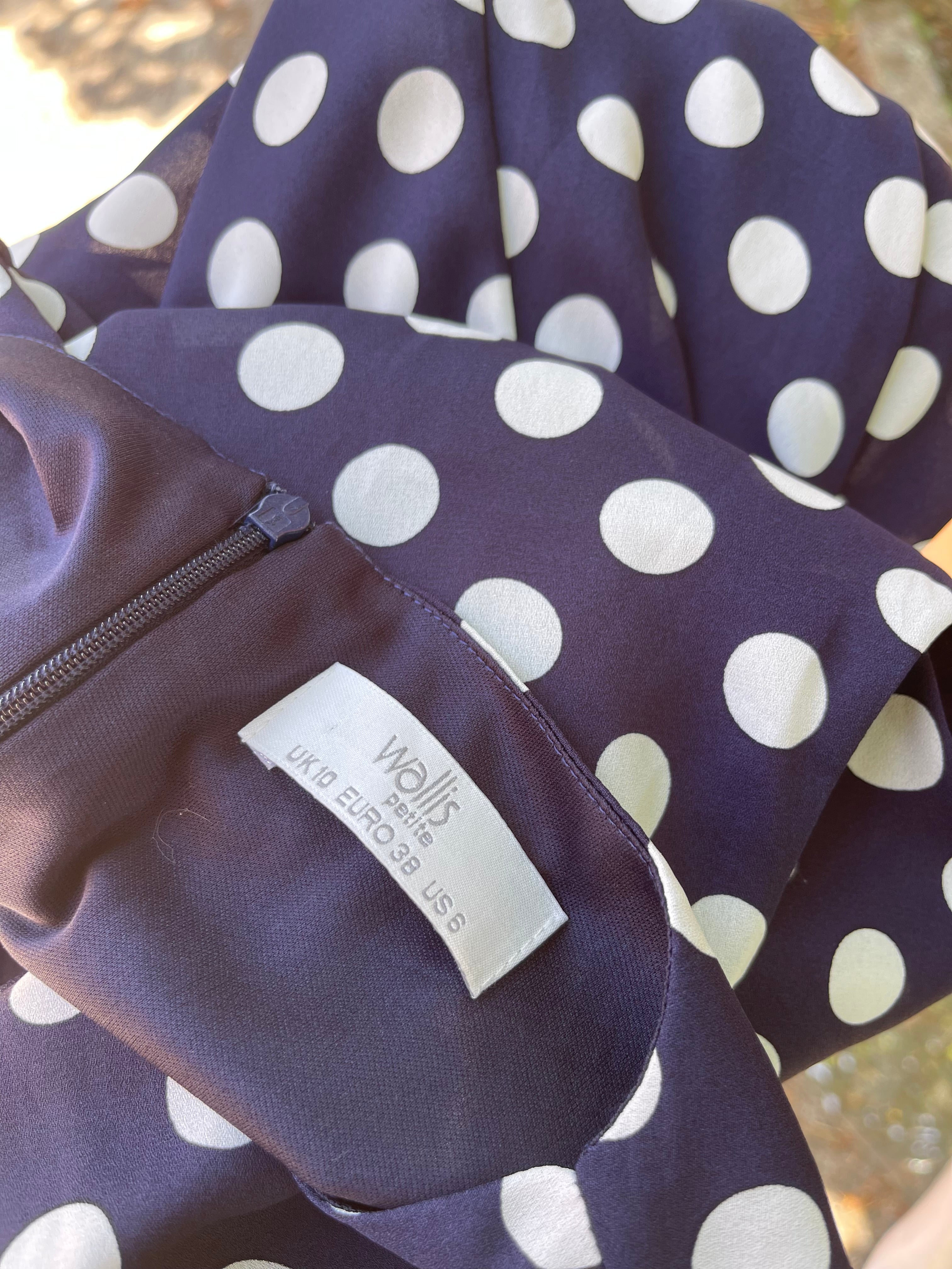 Robe Wallis rétro à pois 38