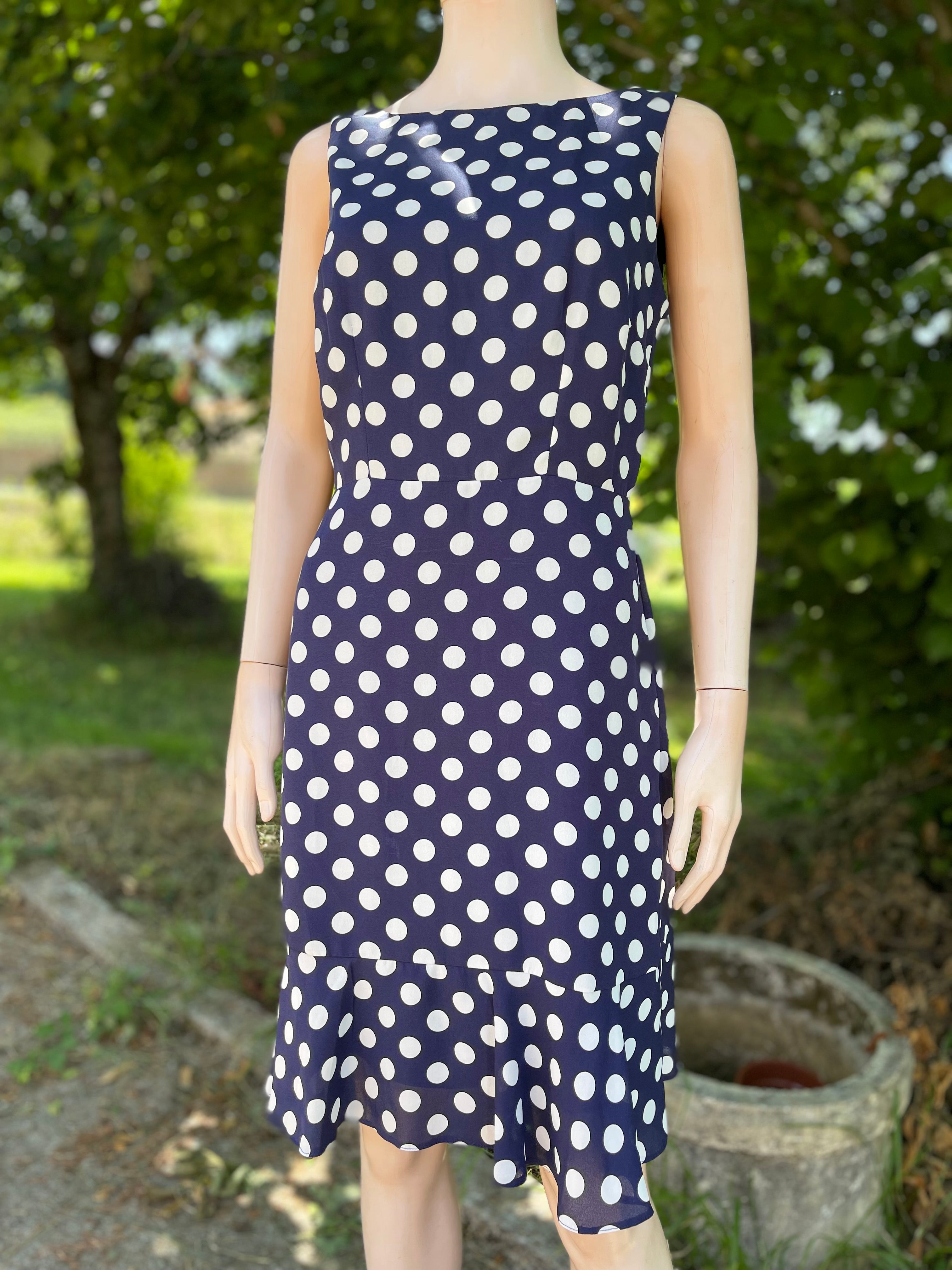Robe Wallis rétro à pois 38