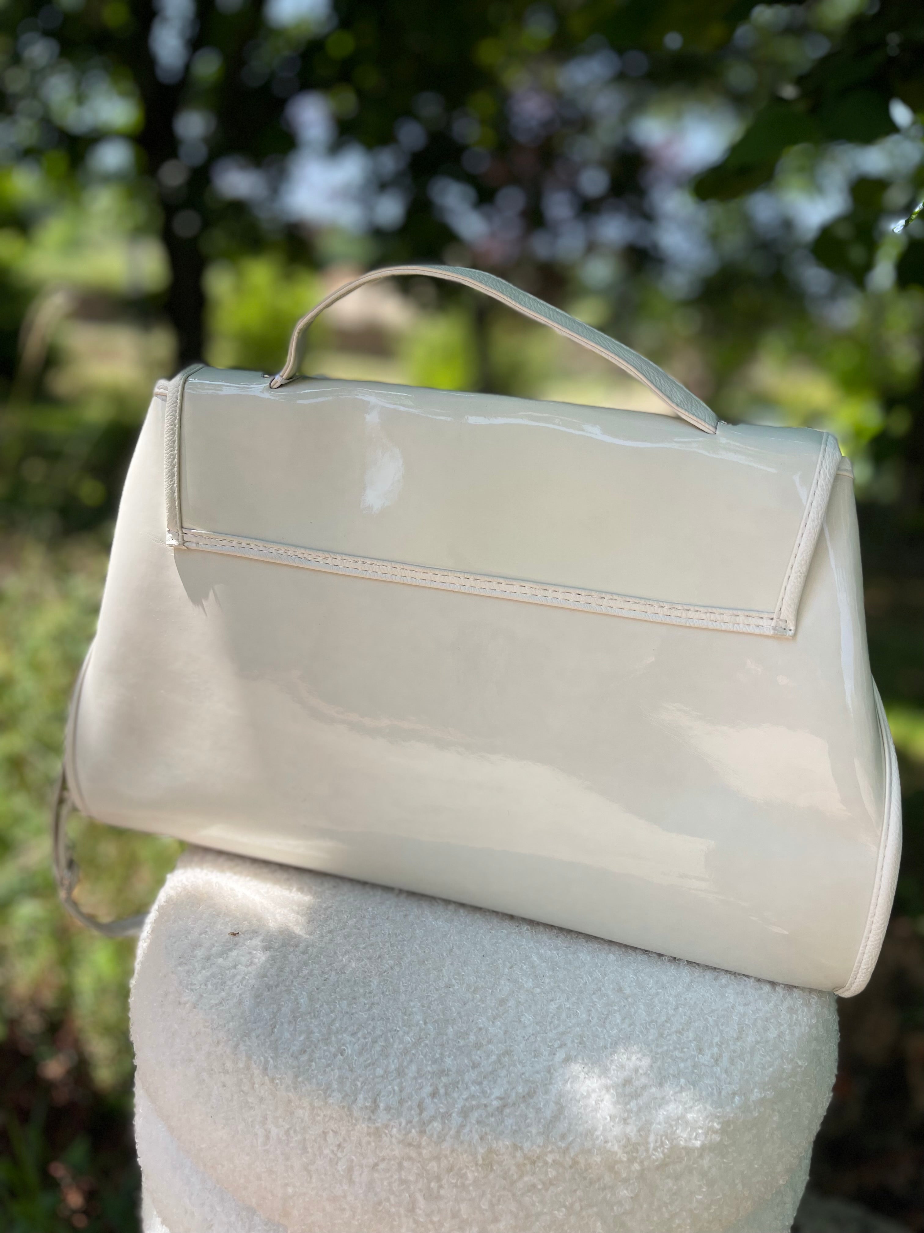 Sac Rinascimento blanc vernis