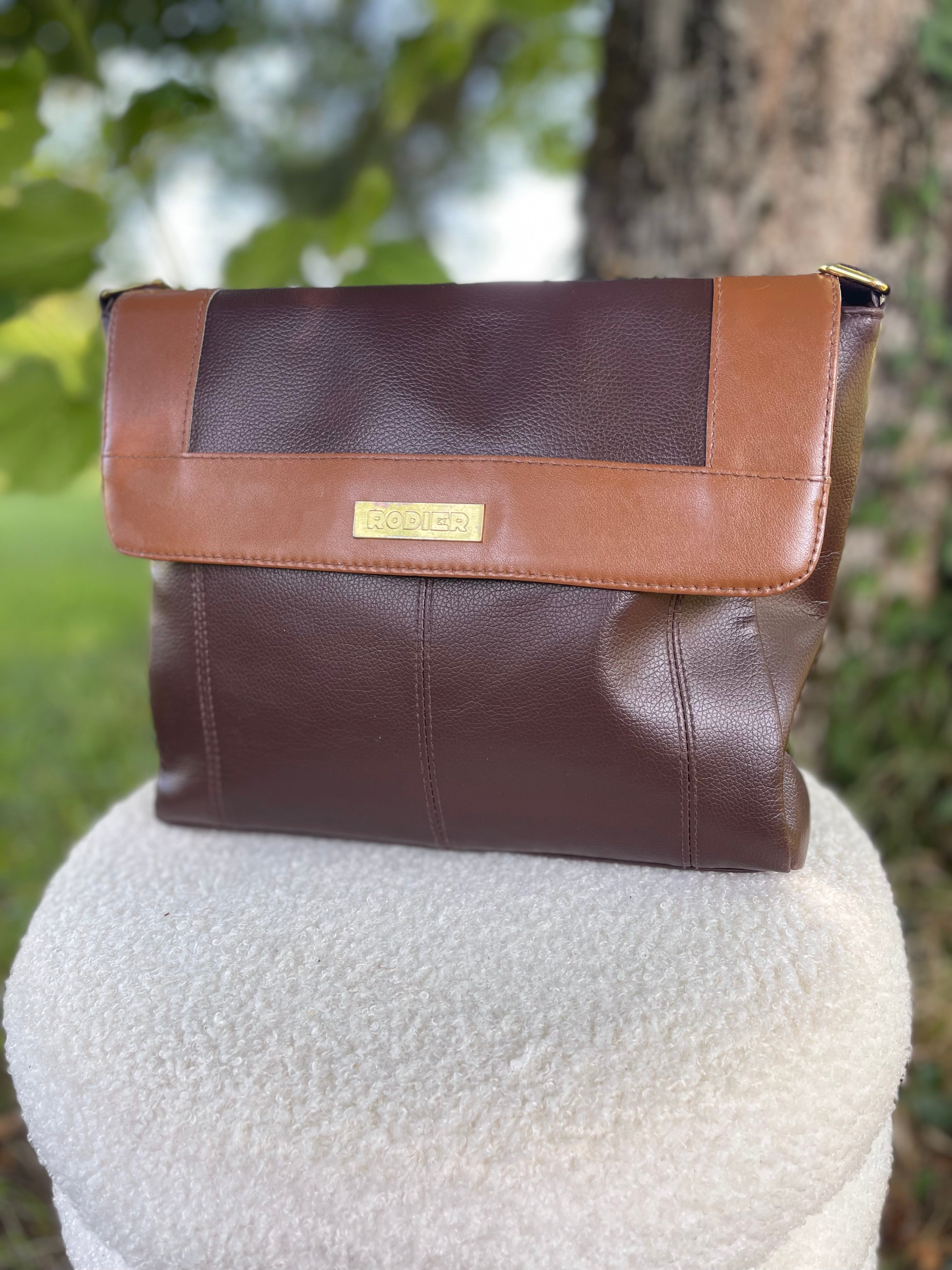Sac Rodier vintage marron camel