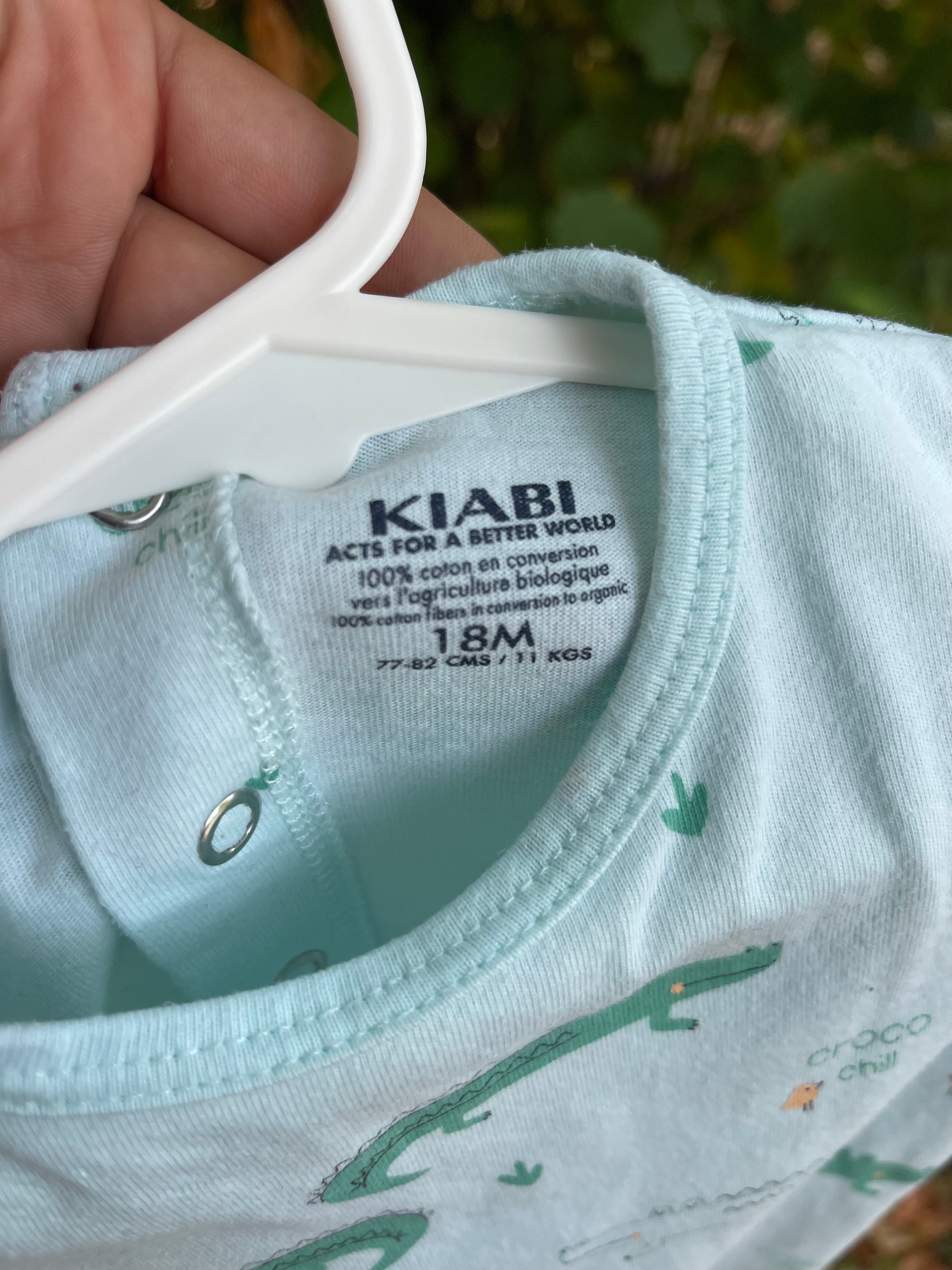 Pyjama en coton léger Kiabi crocodiles 18 mois