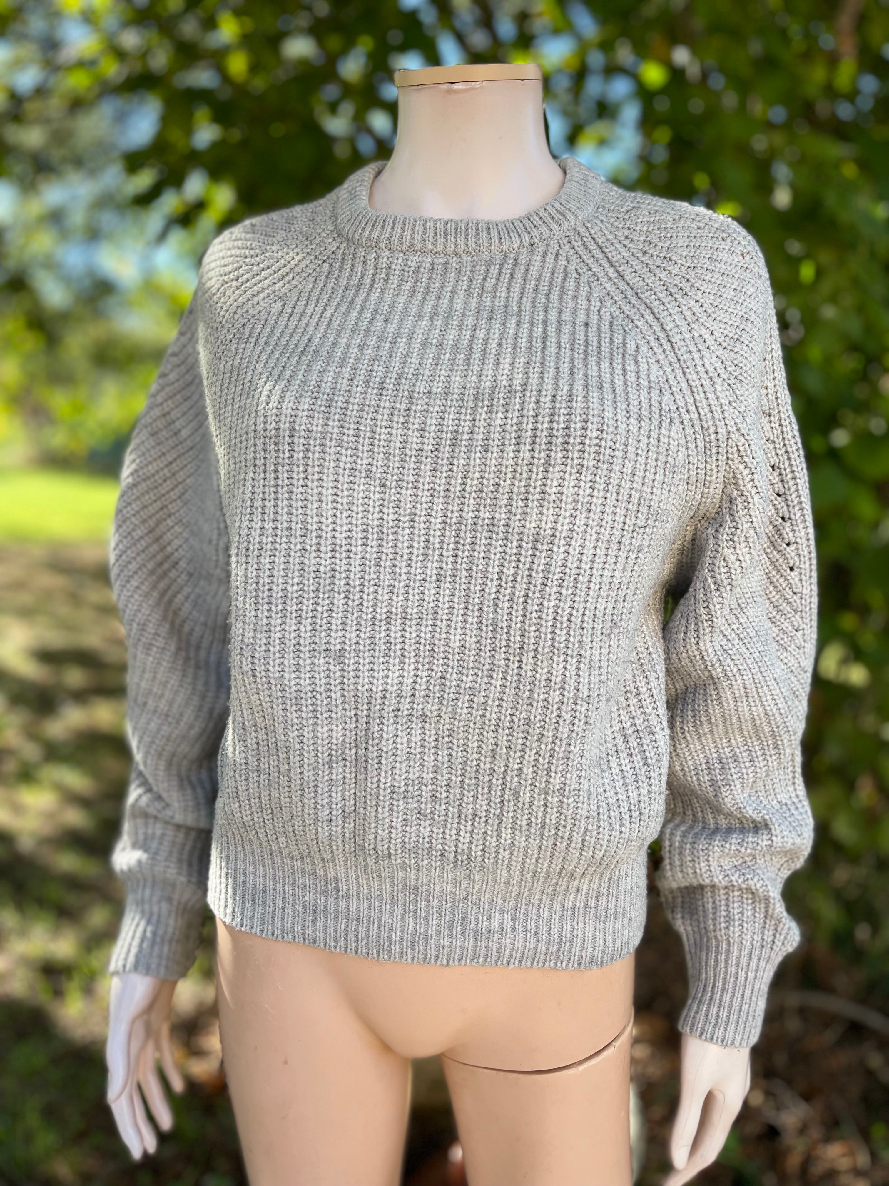 Pull gris basique Mango – Taille S (36)
