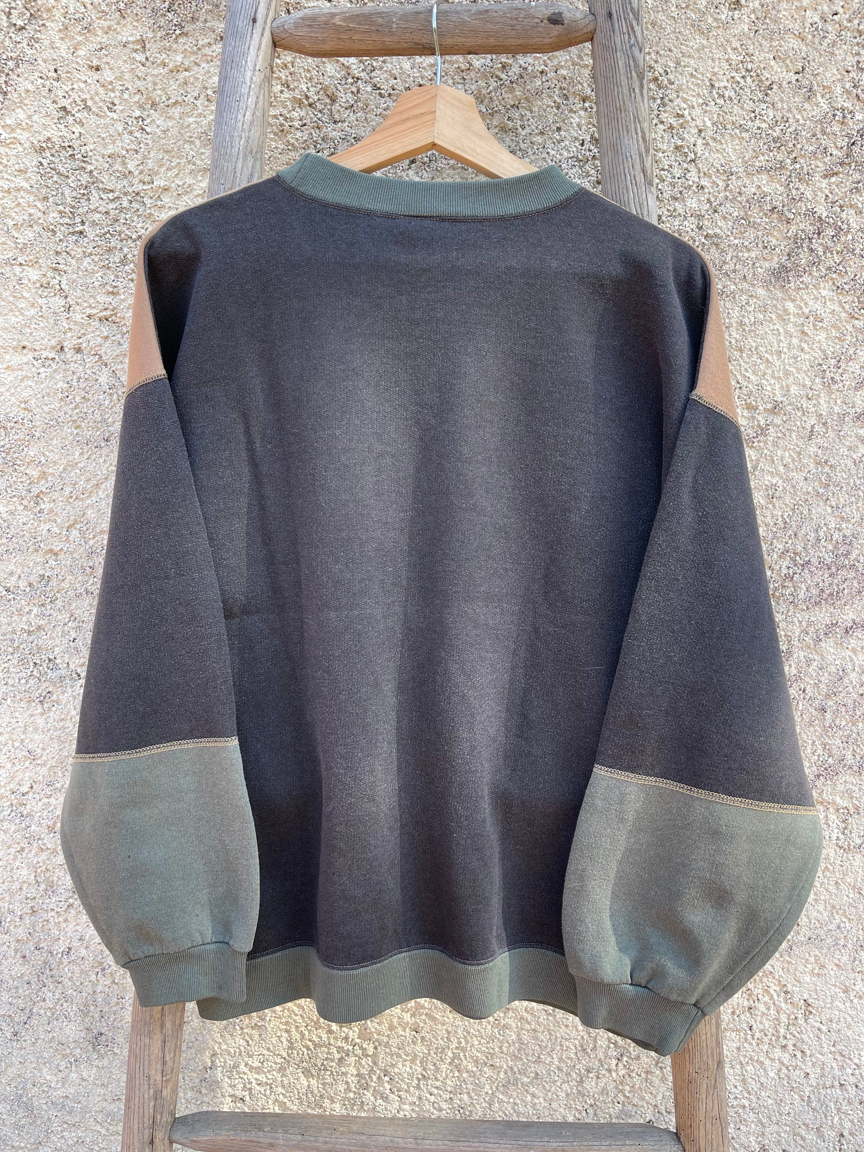 Sweat vintage colorblock ski – loose (38 au 44)