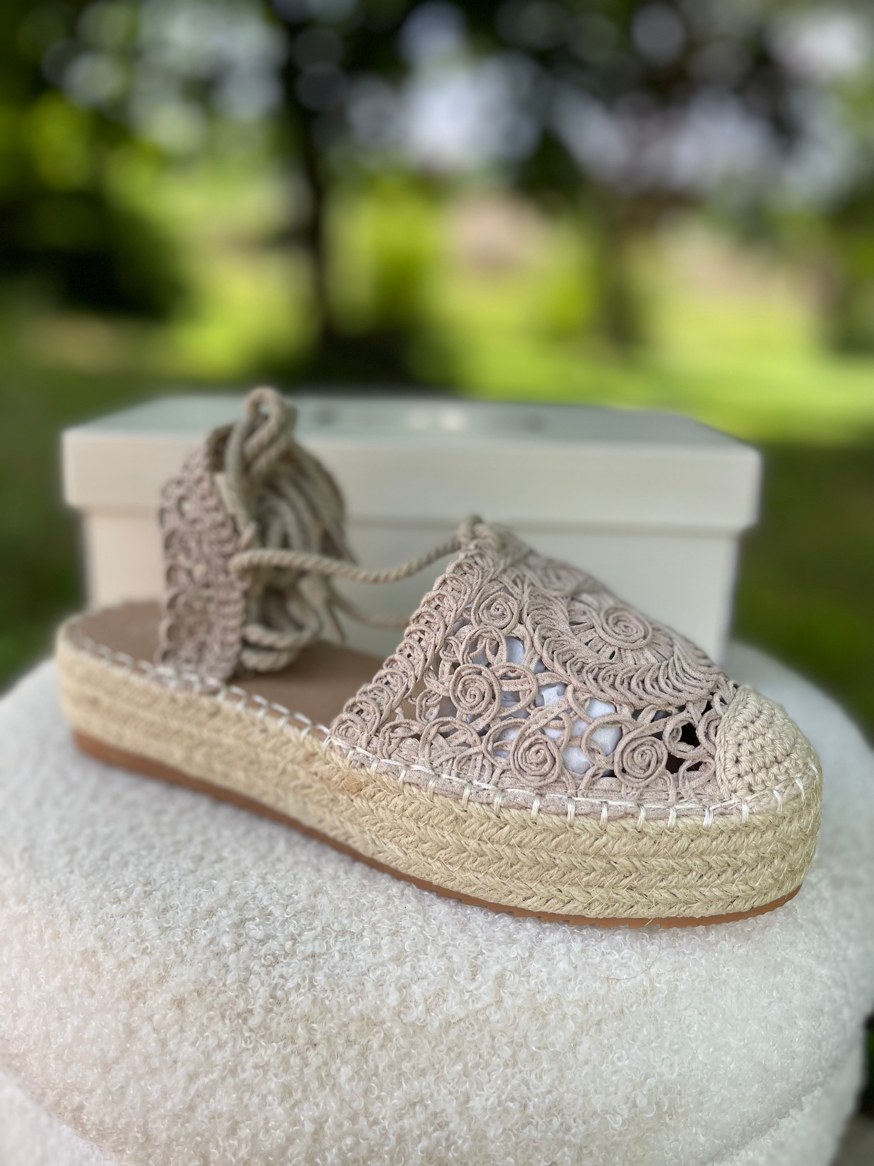 Sandales crochet Paloma