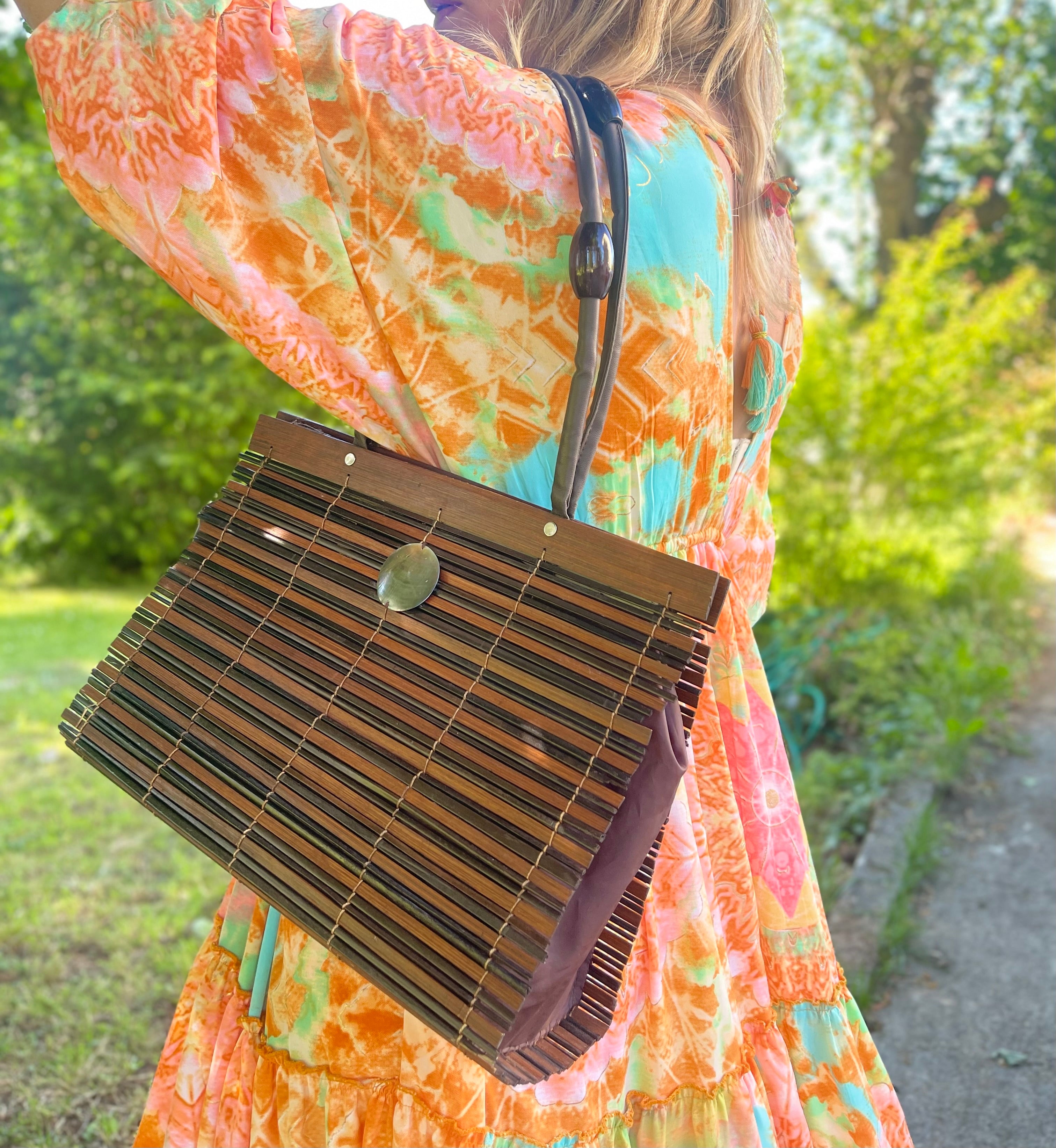 Sac bohème vintage natte