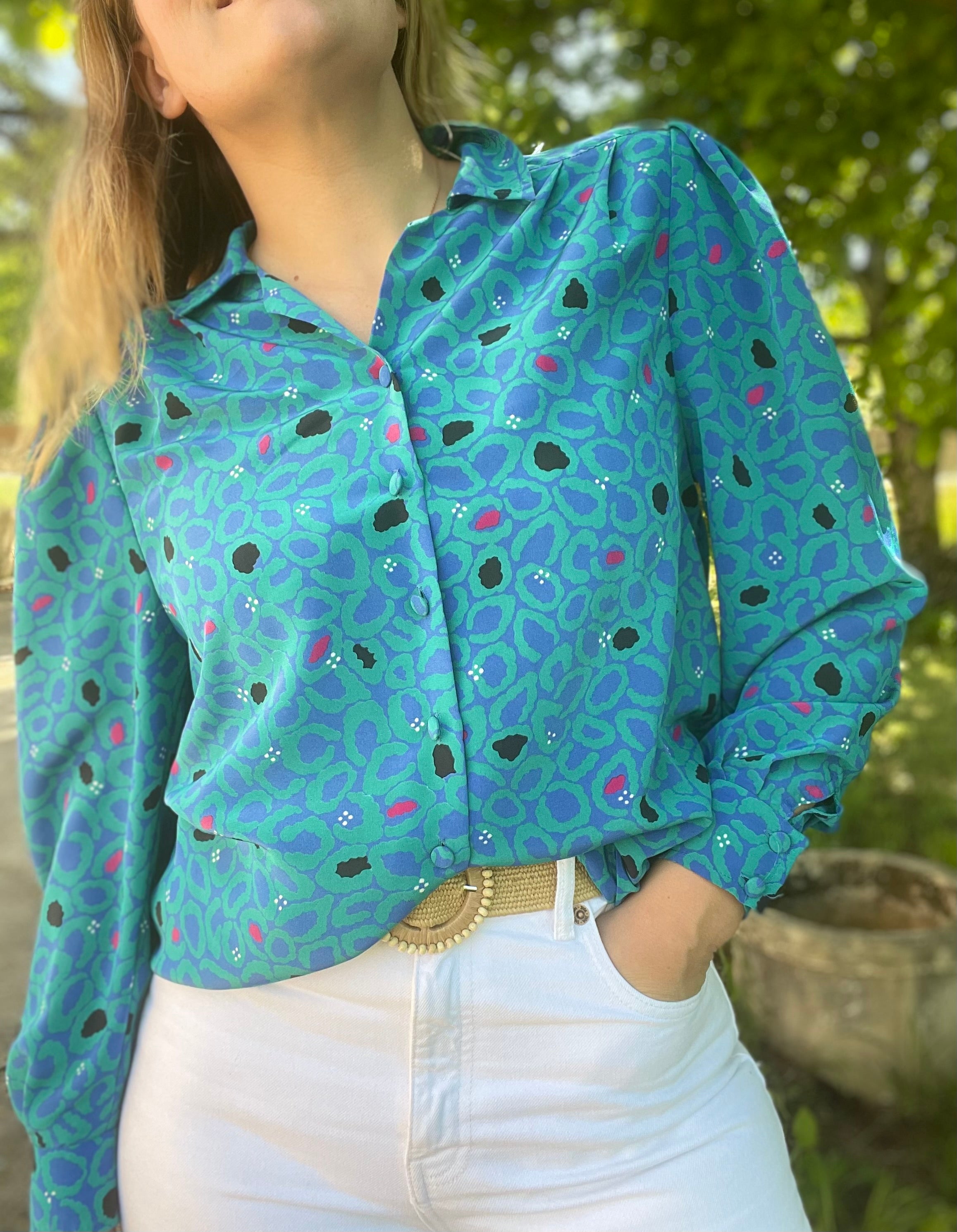Chemise léopard pop