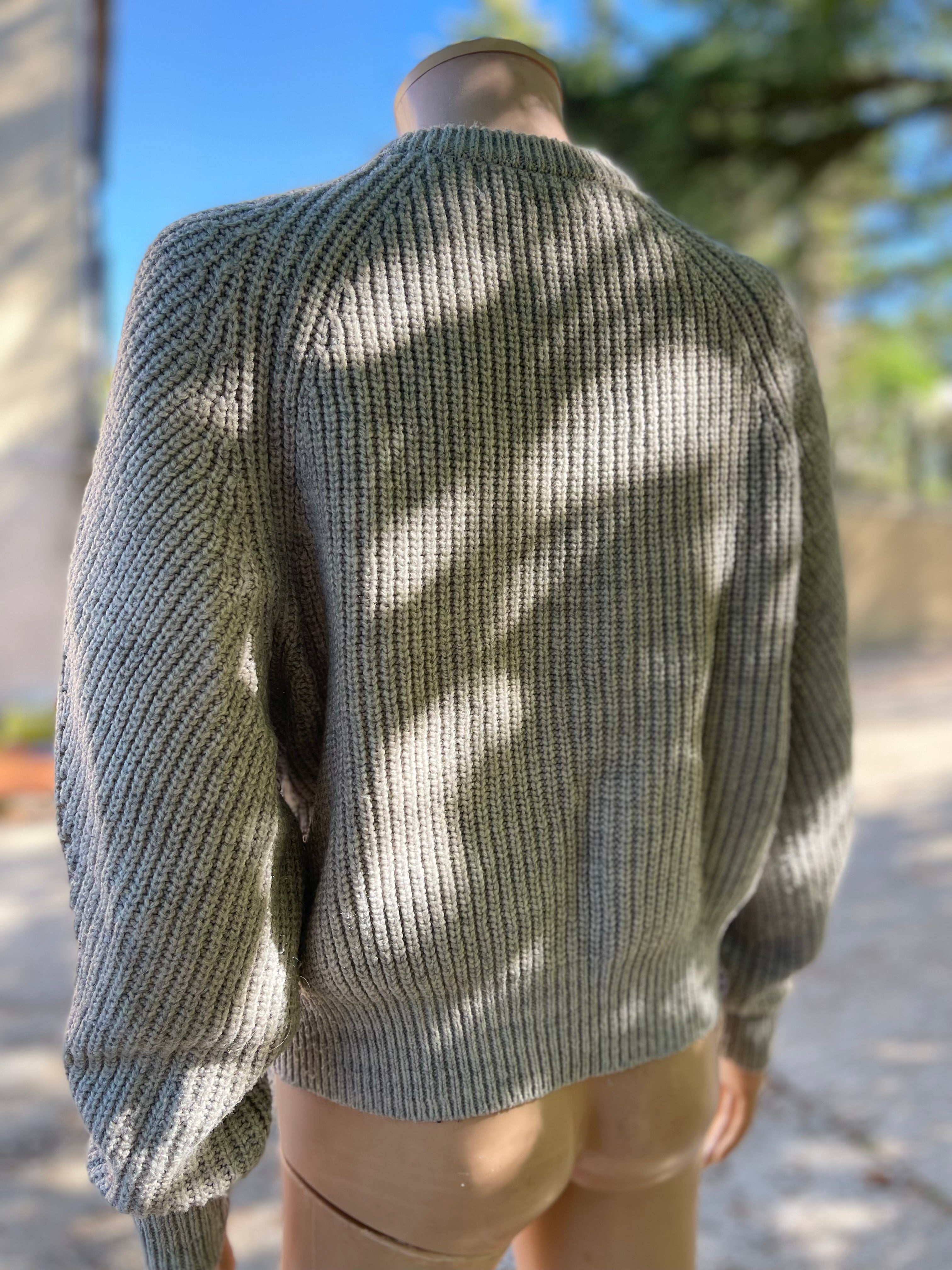 Pull gris basique Mango – Taille S (36)