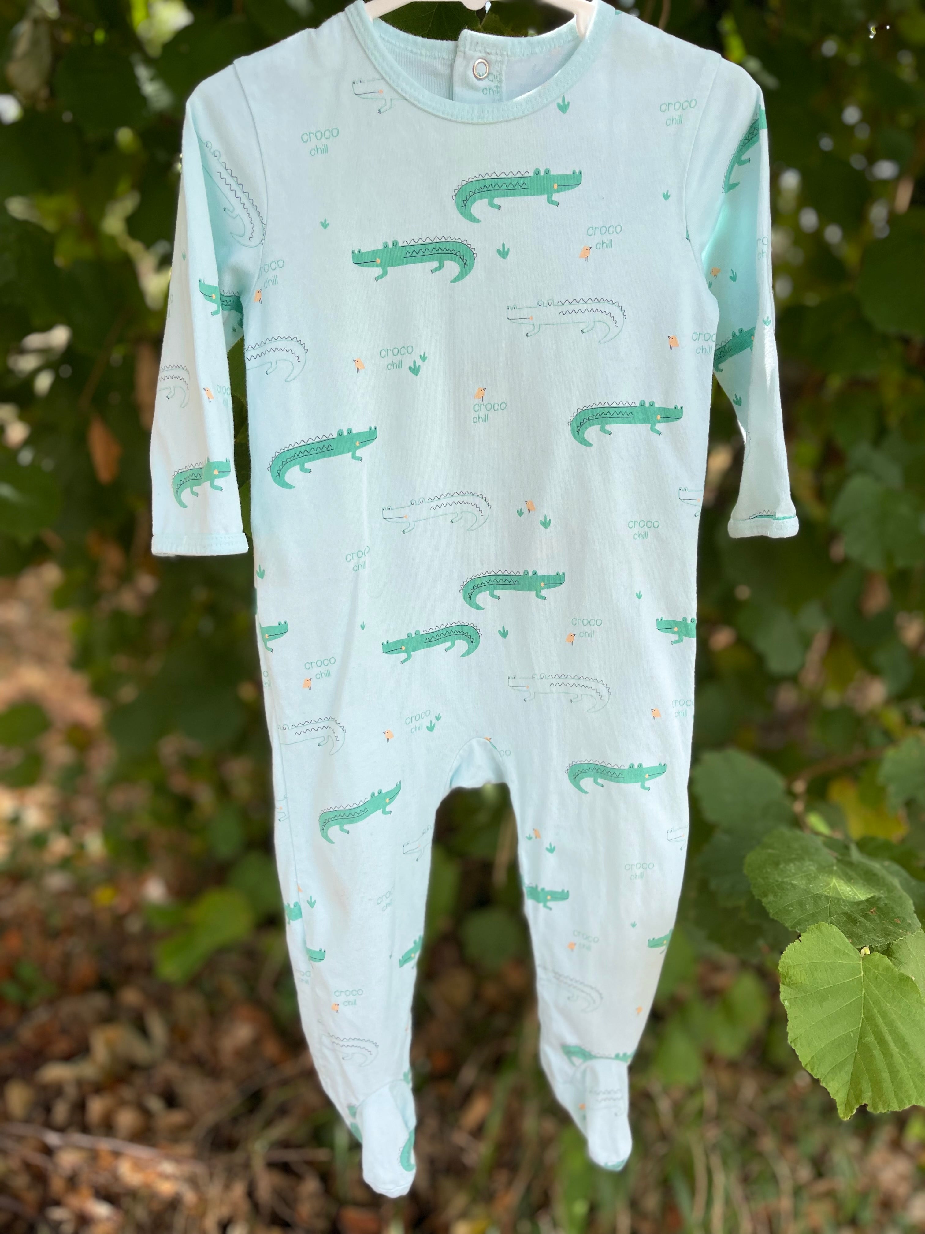 Pyjama en coton léger Kiabi crocodiles 18 mois