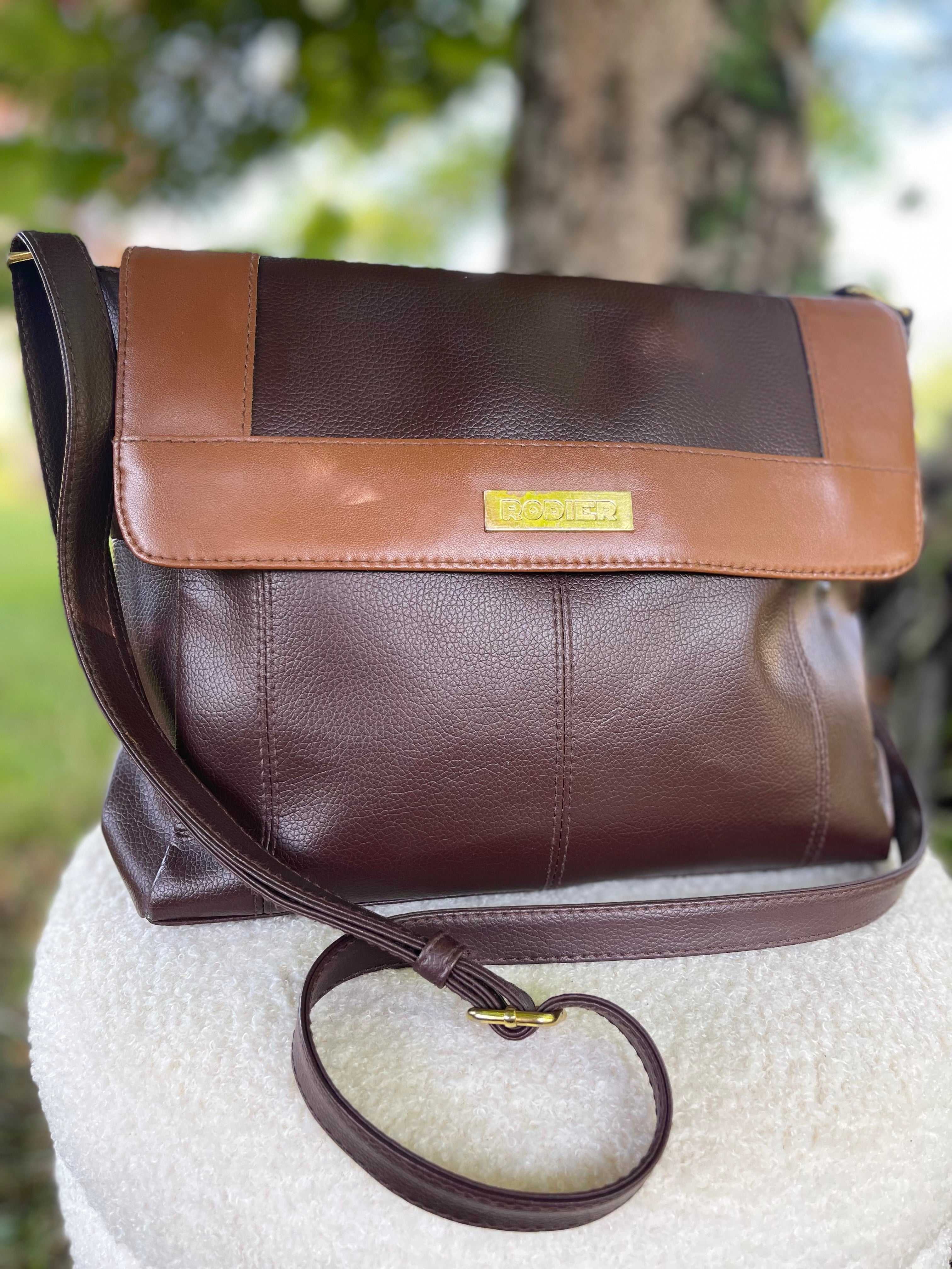 Sac Rodier vintage marron camel