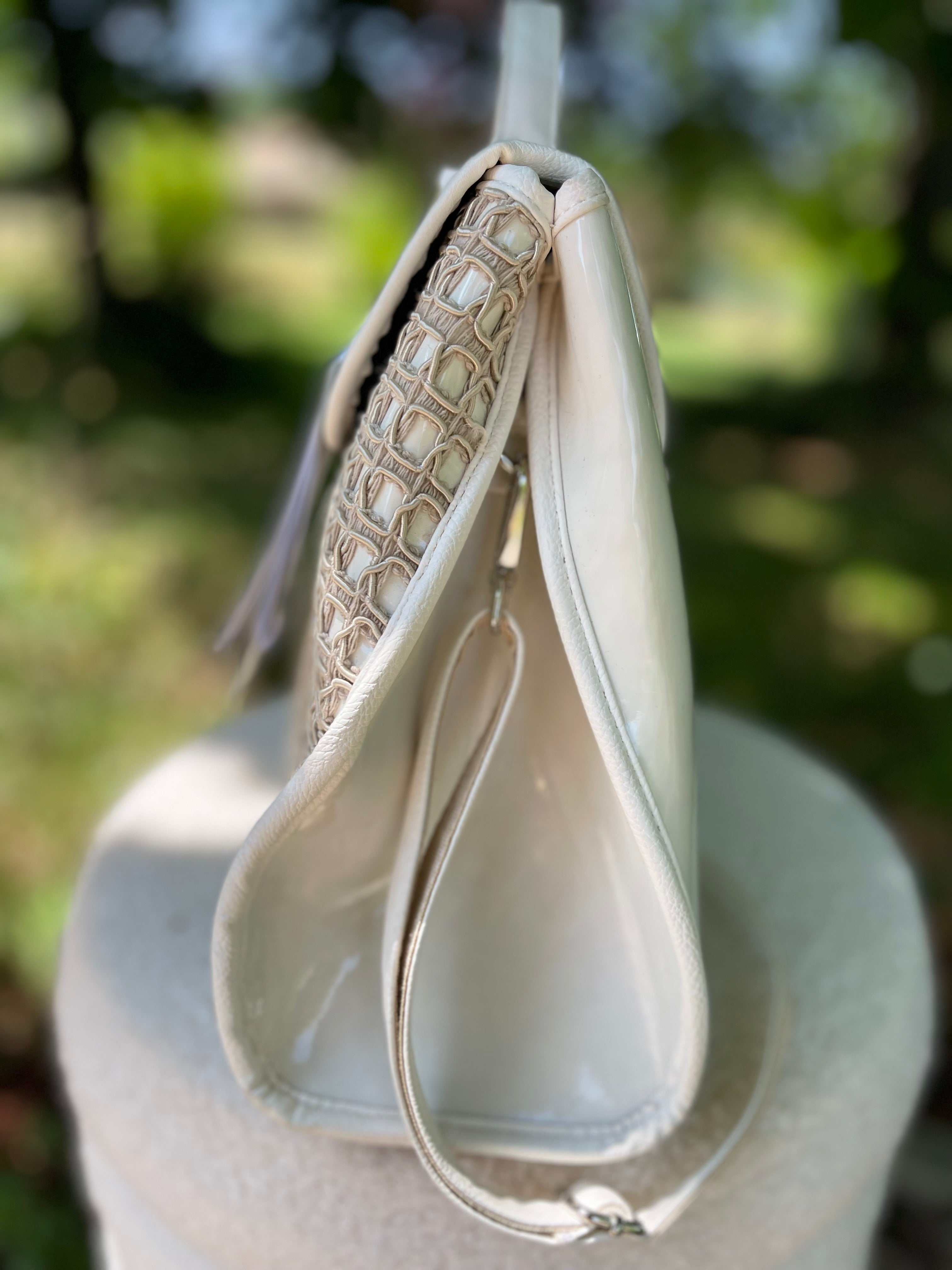 Sac Rinascimento blanc vernis