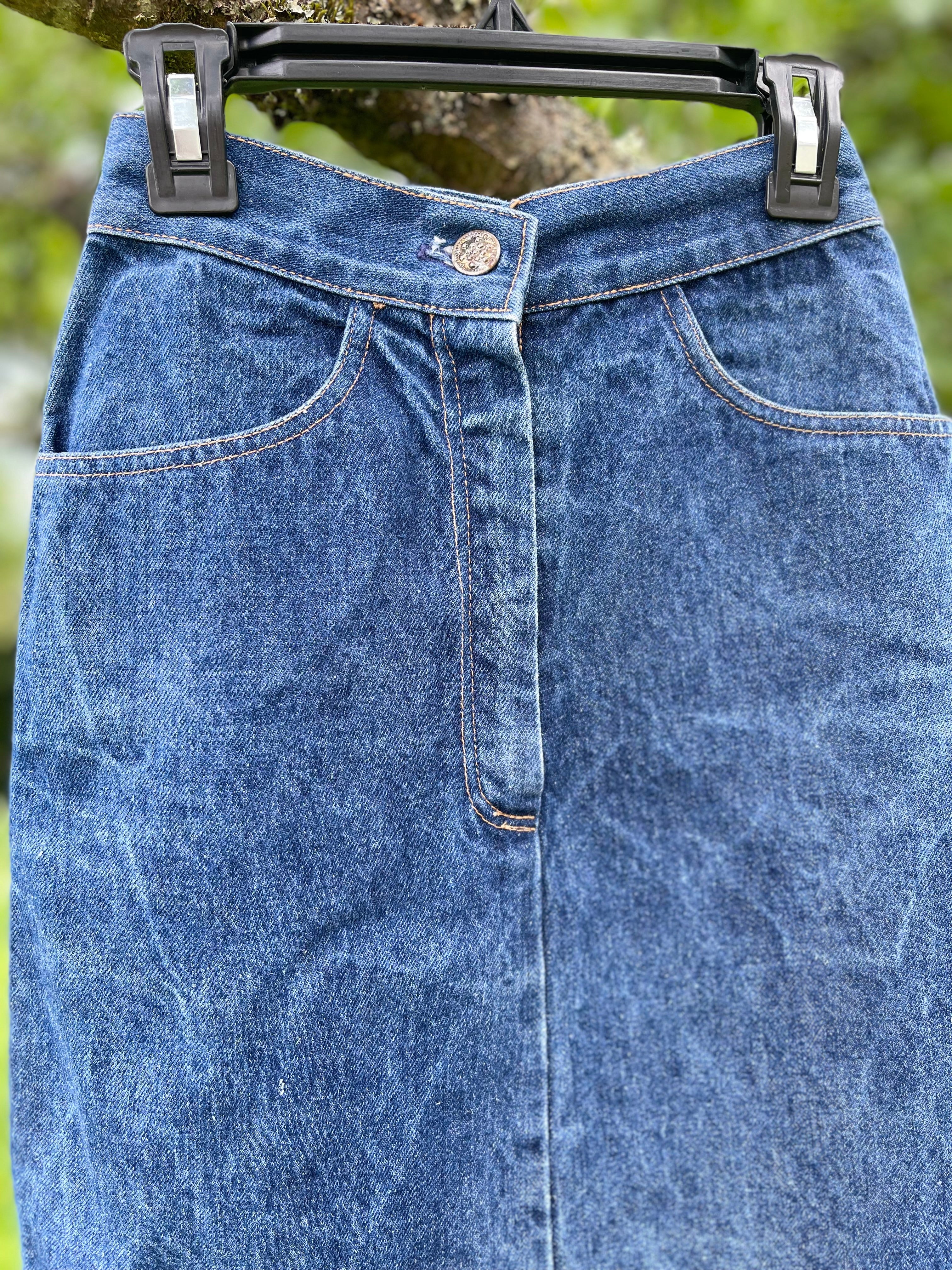 Jupe en jean vintage 34
