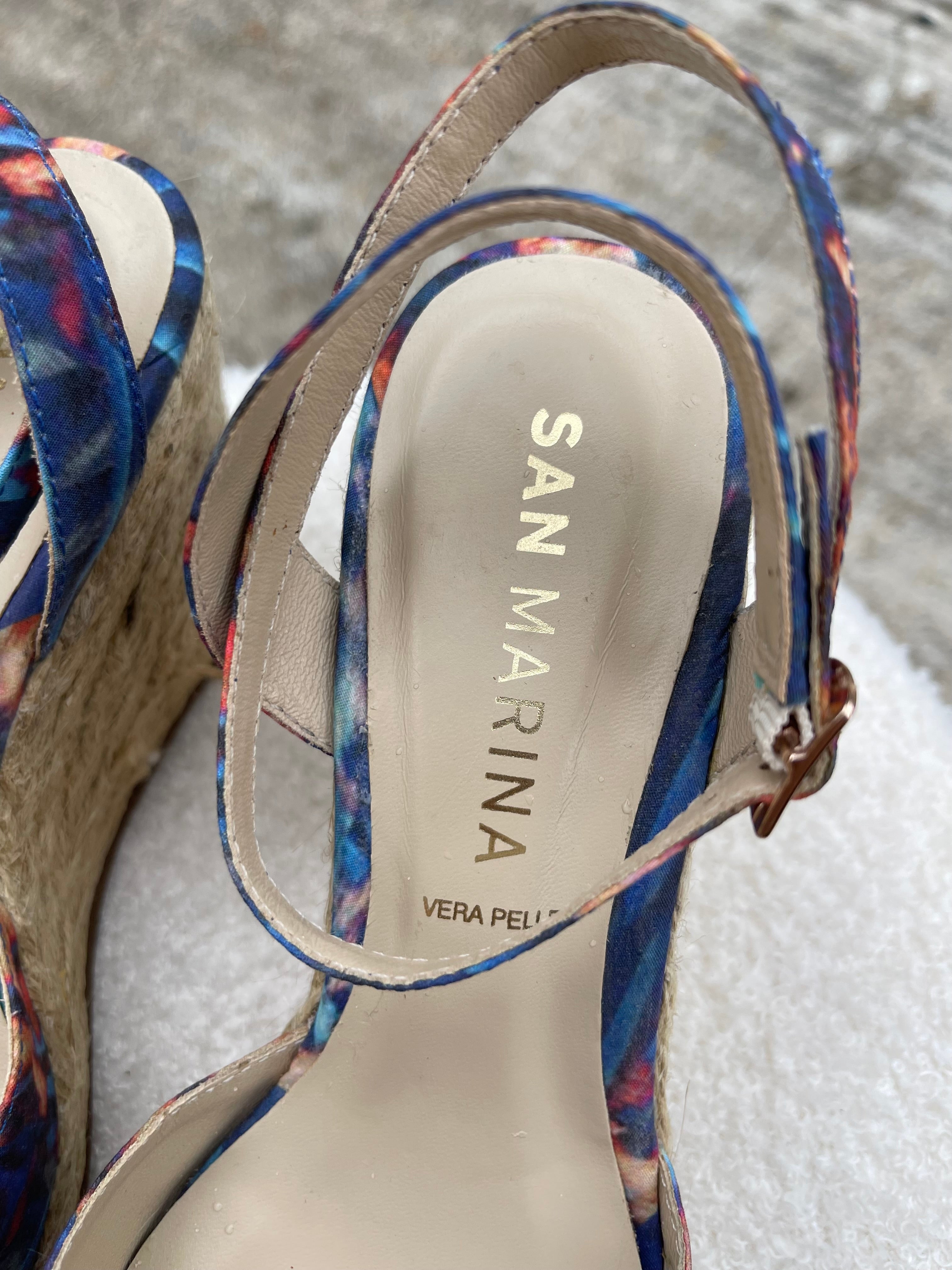 Sandales compensées San Marina 38